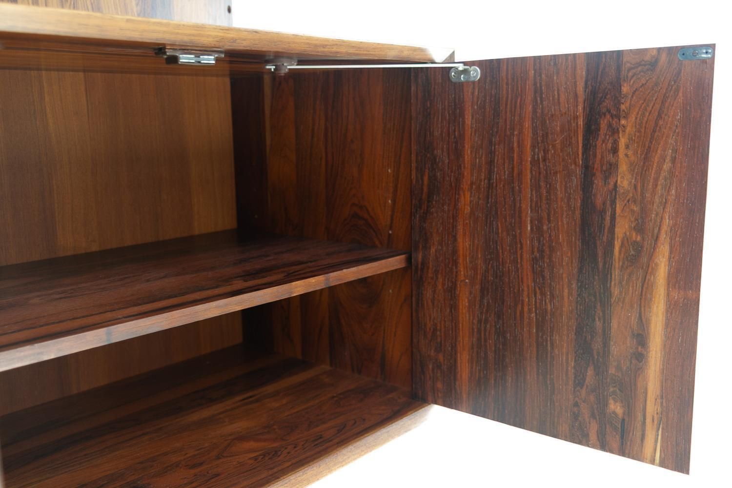 Danish Modern 1 Bay Walnut Modular Wall Unit By Poul Cadovius For Cado 1960s. photo 1430.0