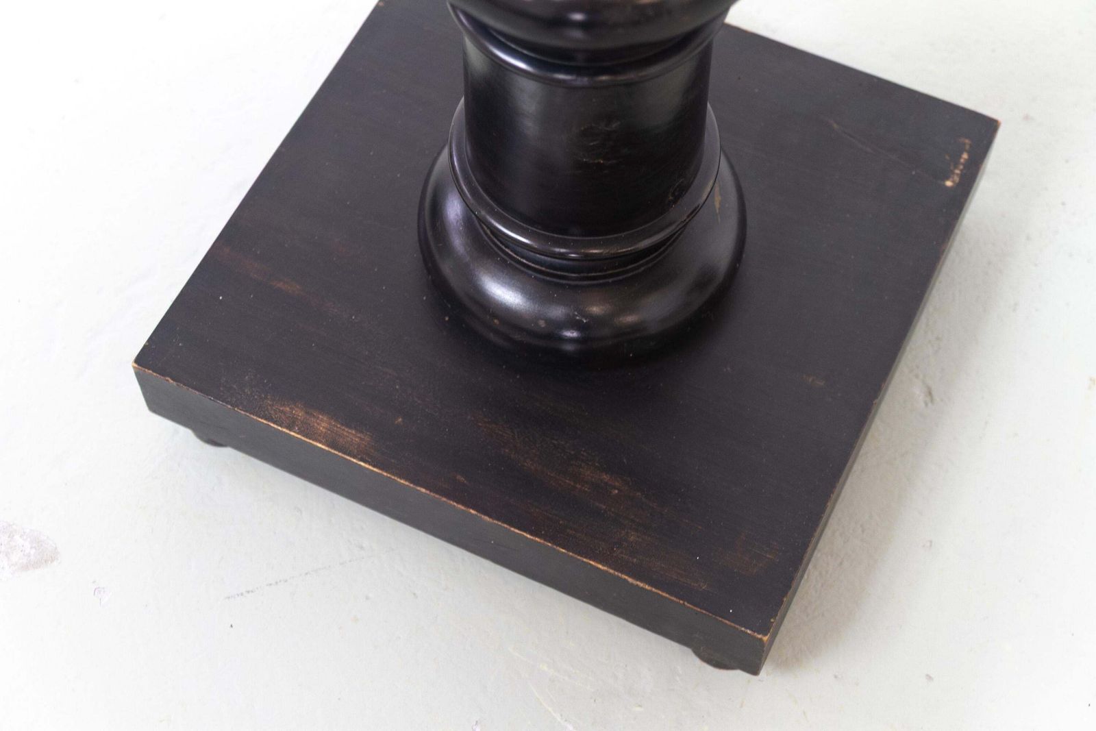 Danish Antique Wooden Pedestal Column, 1910s. photo 437.0