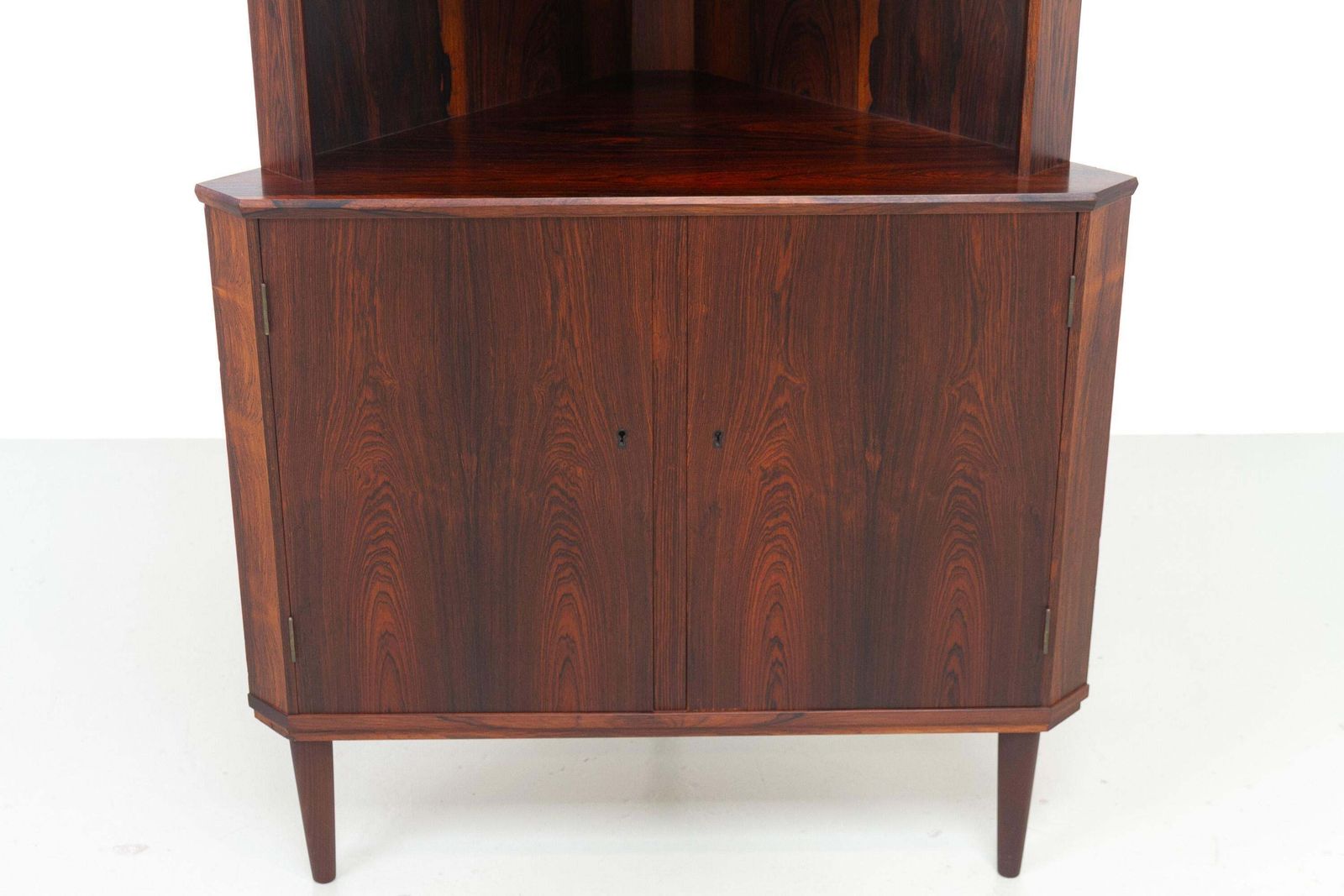 Danish Mid Century Rosewood Corner Cabinet, 1960s. photo 849.0