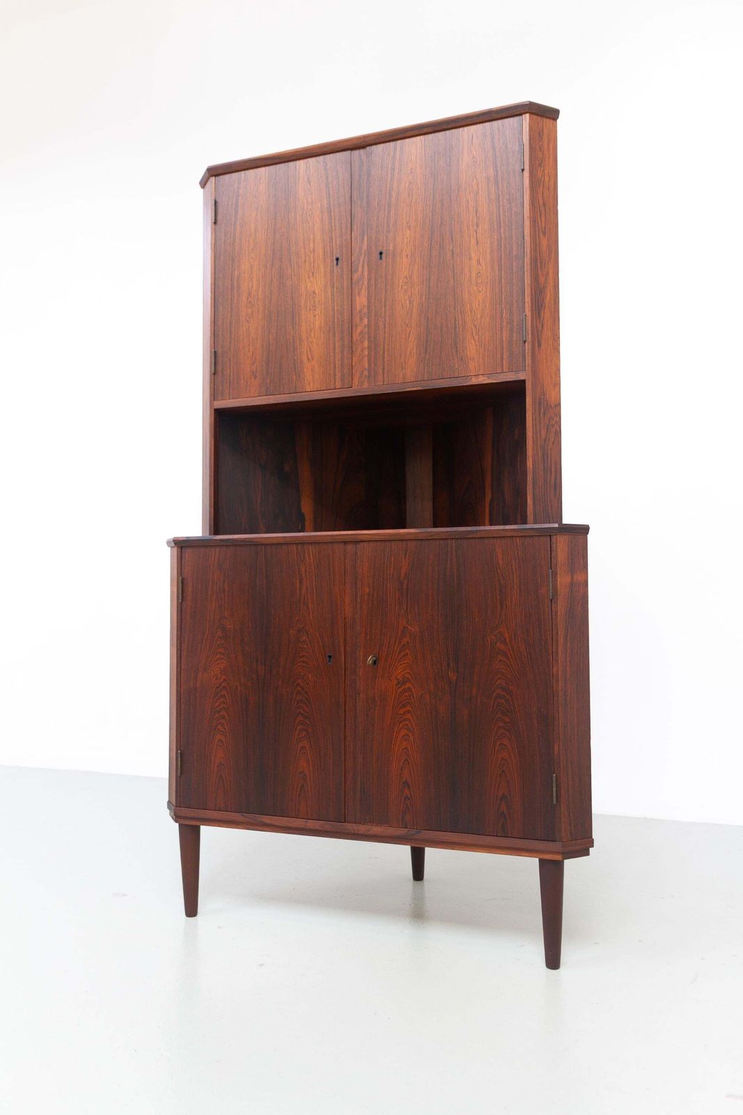 photo buy Danish Mid Century Rosewood Corner Cabinet, 1960s.