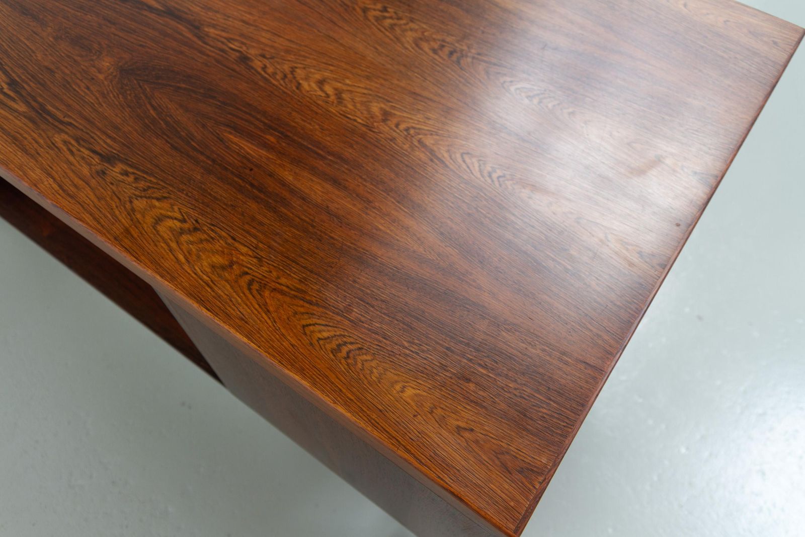 photo for sale Danish Mid Century Freestanding Rosewood Desk By Clausen & Søn, 1960s.