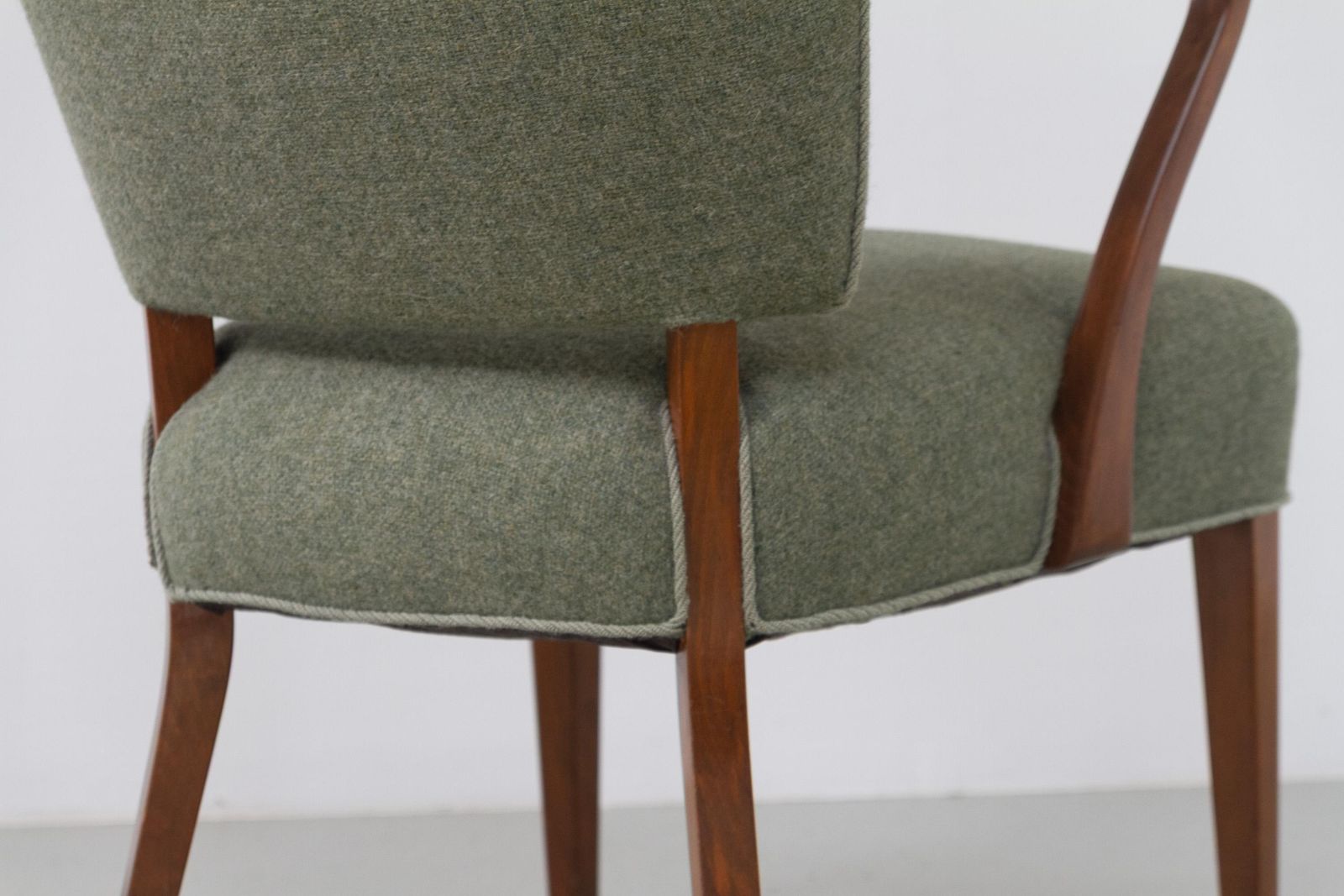 photo vinterior Danish Green Armchair By Alfred Christensen For Slagelse Møbelværk, 1940s.