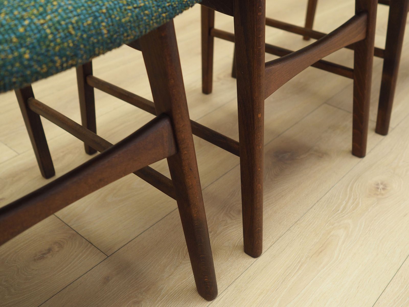 photo for sale Set Of Four Teak Chairs, Danish Design, 1970s, Production: Denmark