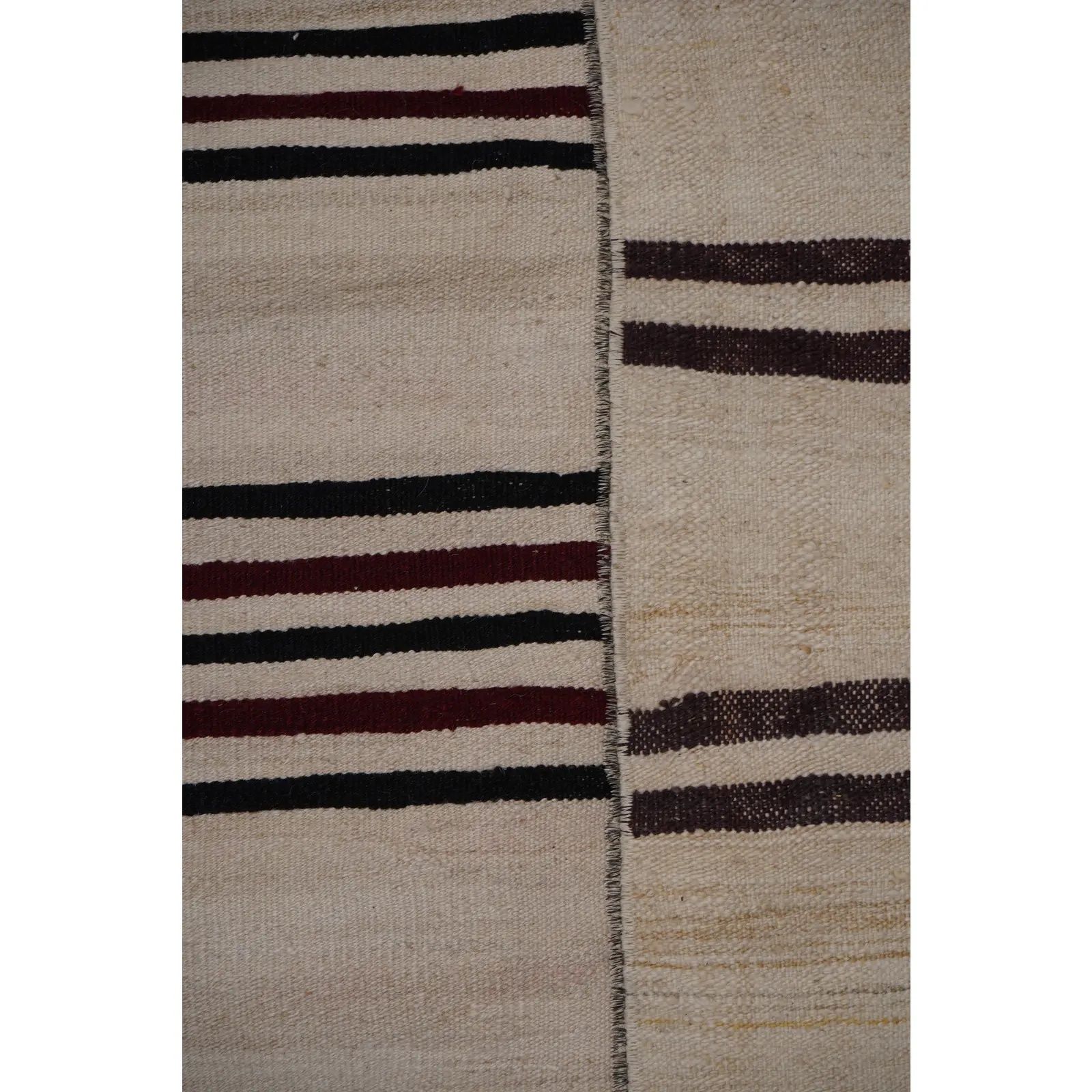 Vintage Oversized Striped Turkish Kilim Rug 9' X 12'3'' photo vinterior