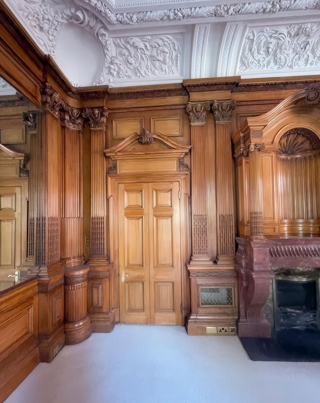 George Trollope & Sons Fireplace & Room, Paris Exhibition 1878 Gold Medal Winner photo furniture