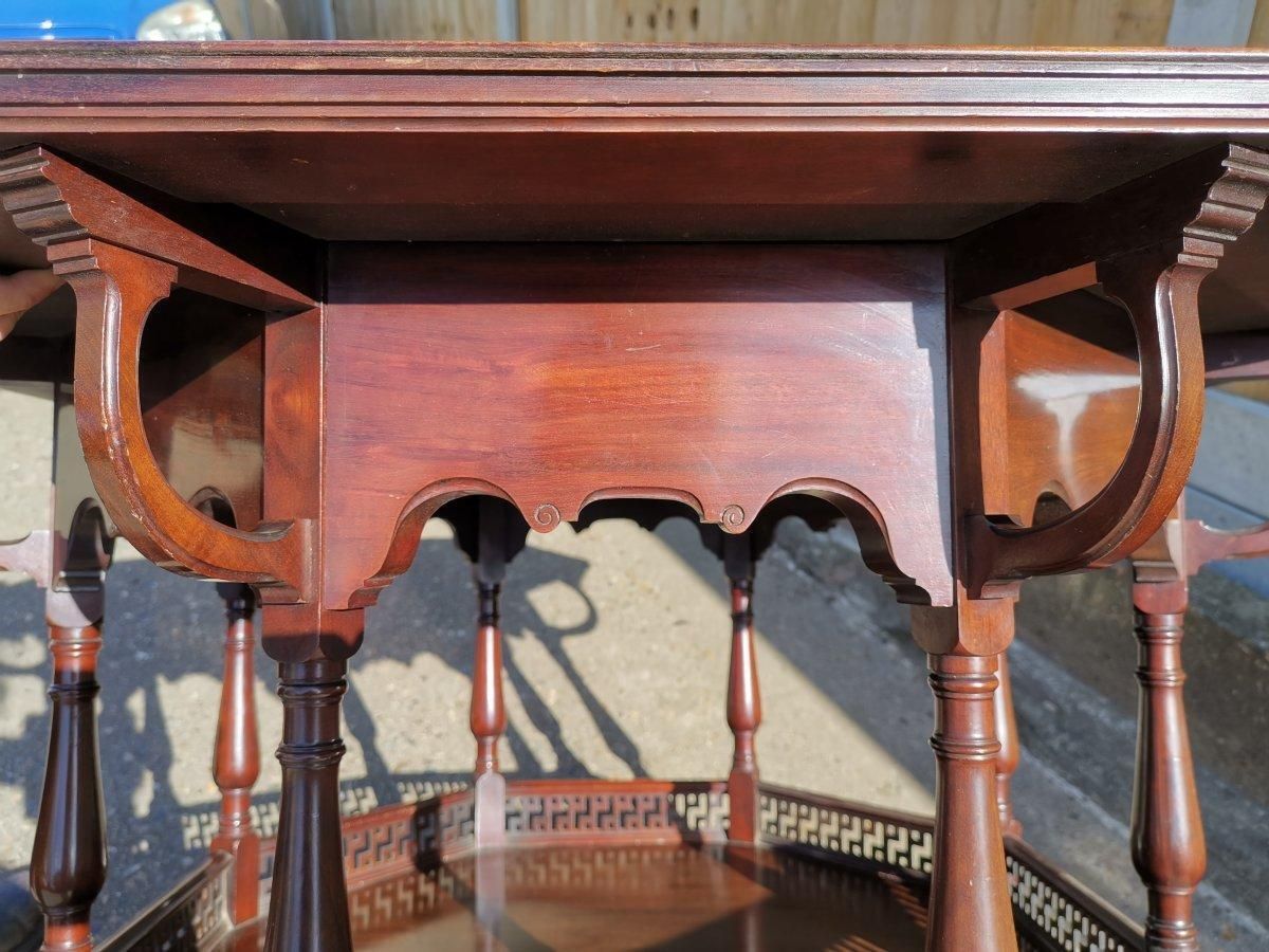 George Faulkner Armitage. An Aesthetic Movement Octagonal Mahogany Center Table photo buy