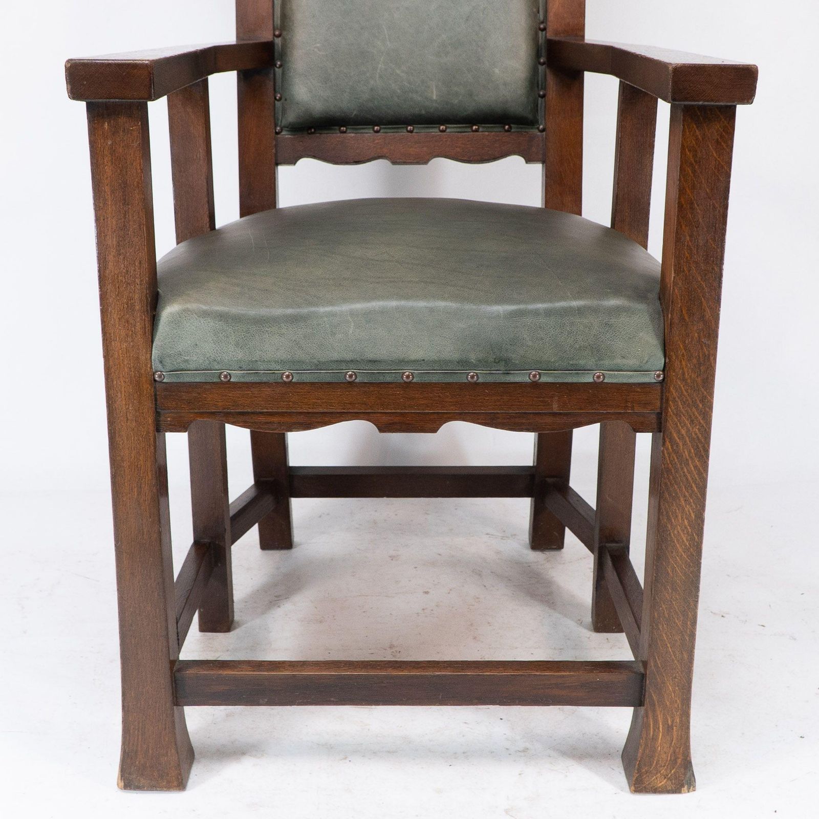 photo buy Heal And Son (Attributed). An Arts And Crafts Six Legged Oak Armchair
