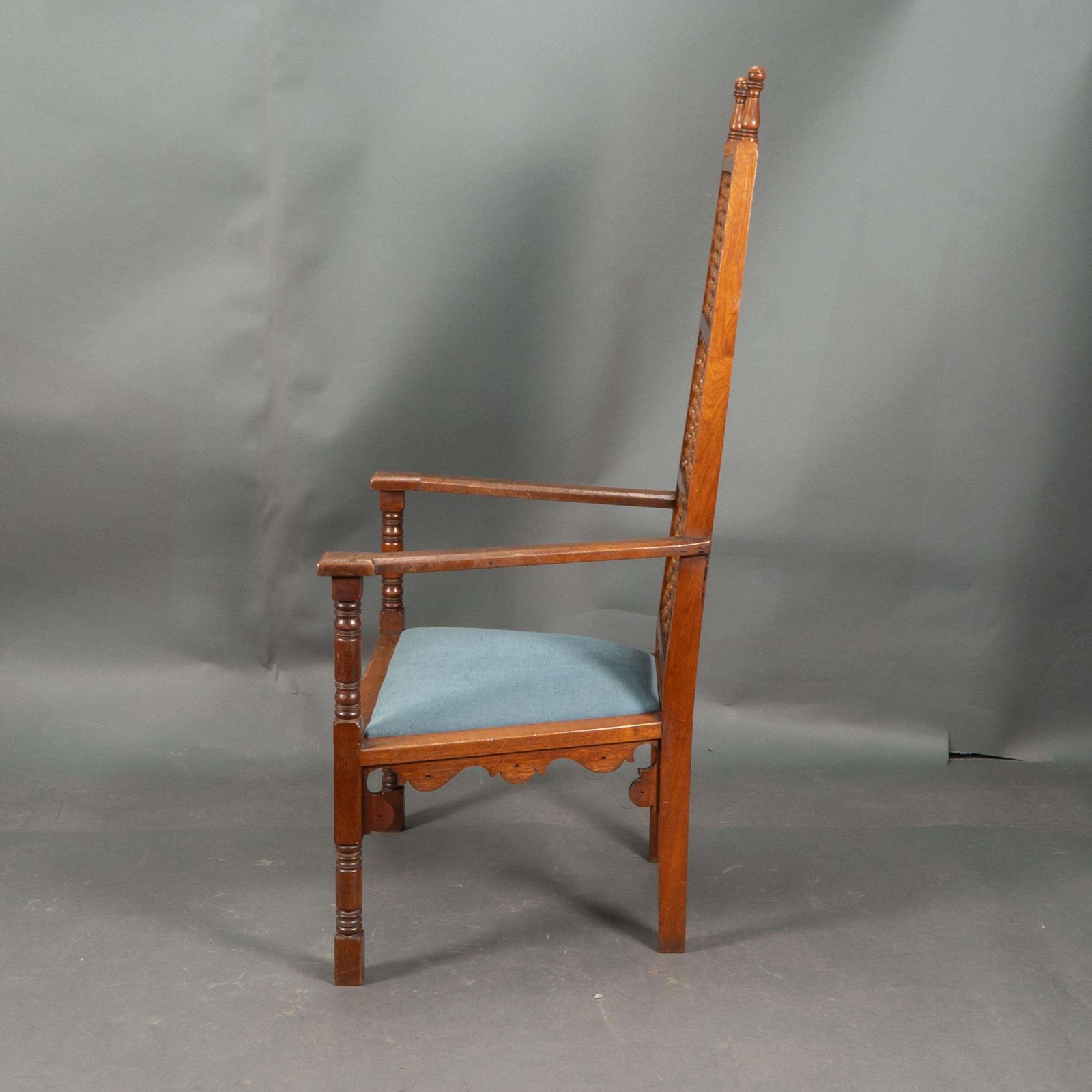 DR C Dresser, Attributed. A Moorish Style Walnut Armchair photo Furniture