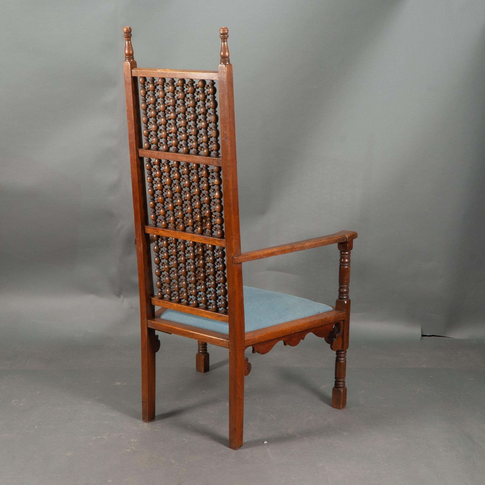 DR C Dresser, Attributed. A Moorish Style Walnut Armchair photo buy