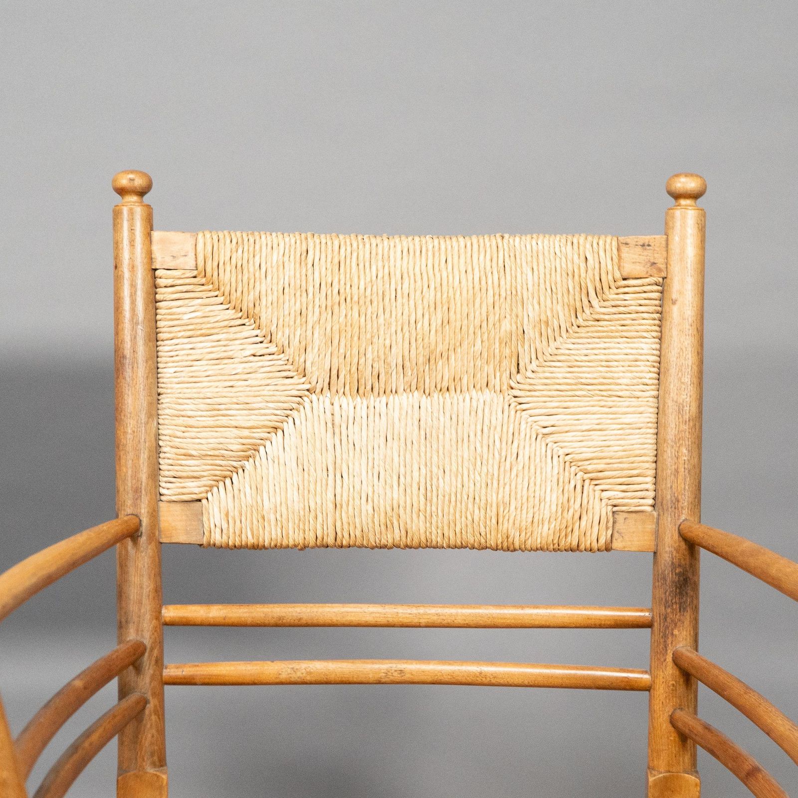 photo for sale Morris & Co Attributed To Philip Webb. A Scarce Pair Of Beech Sussex Armchairs