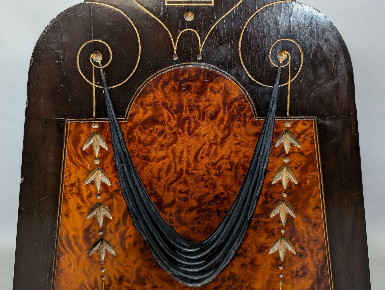 An Aesthetic Movement Amboyna And Ebonized Music Cabinet With Gilt Decoration photo buy