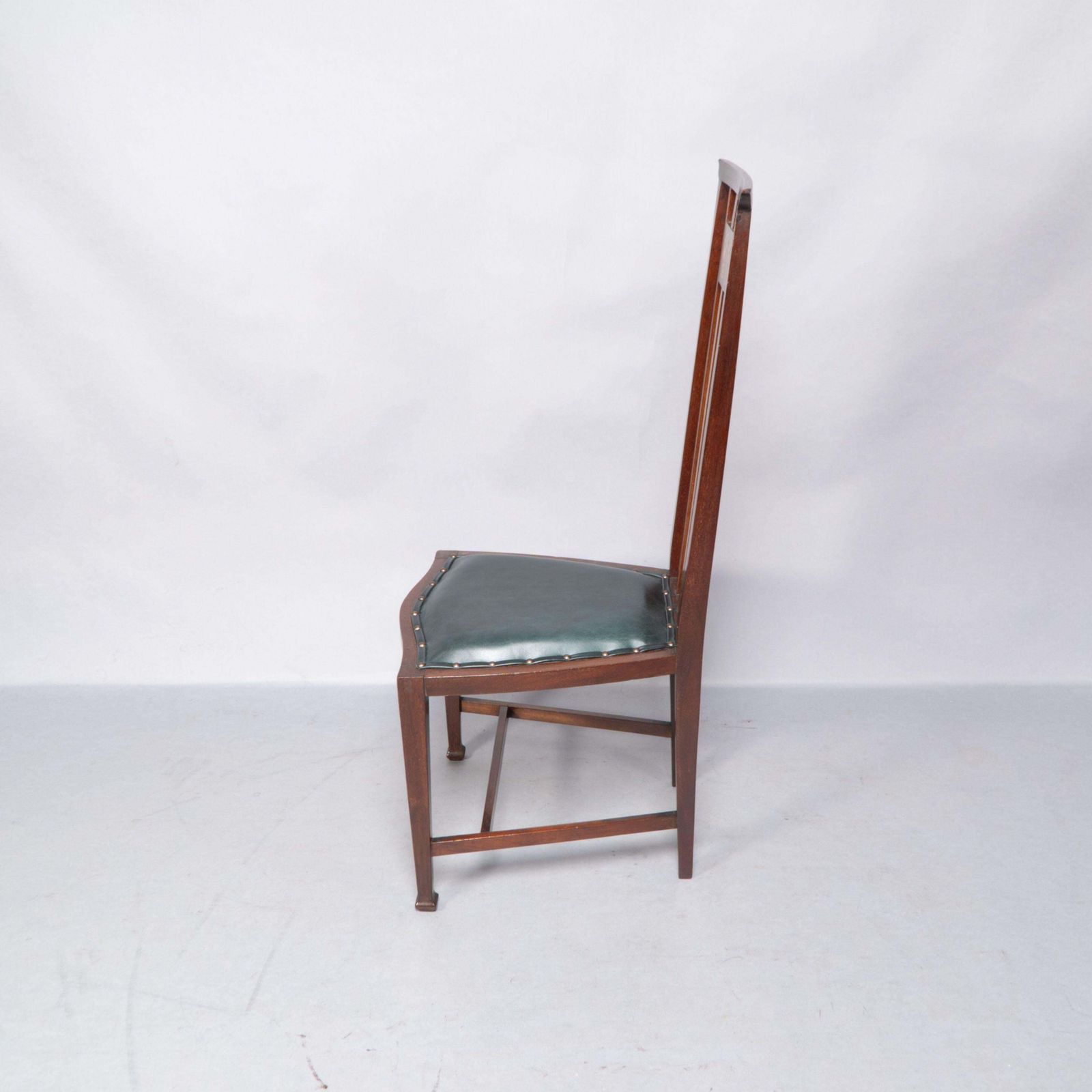 Joseph Maria Olbrich Attributed. An Art Nouveau Inlaid Side Chair. photo Furniture