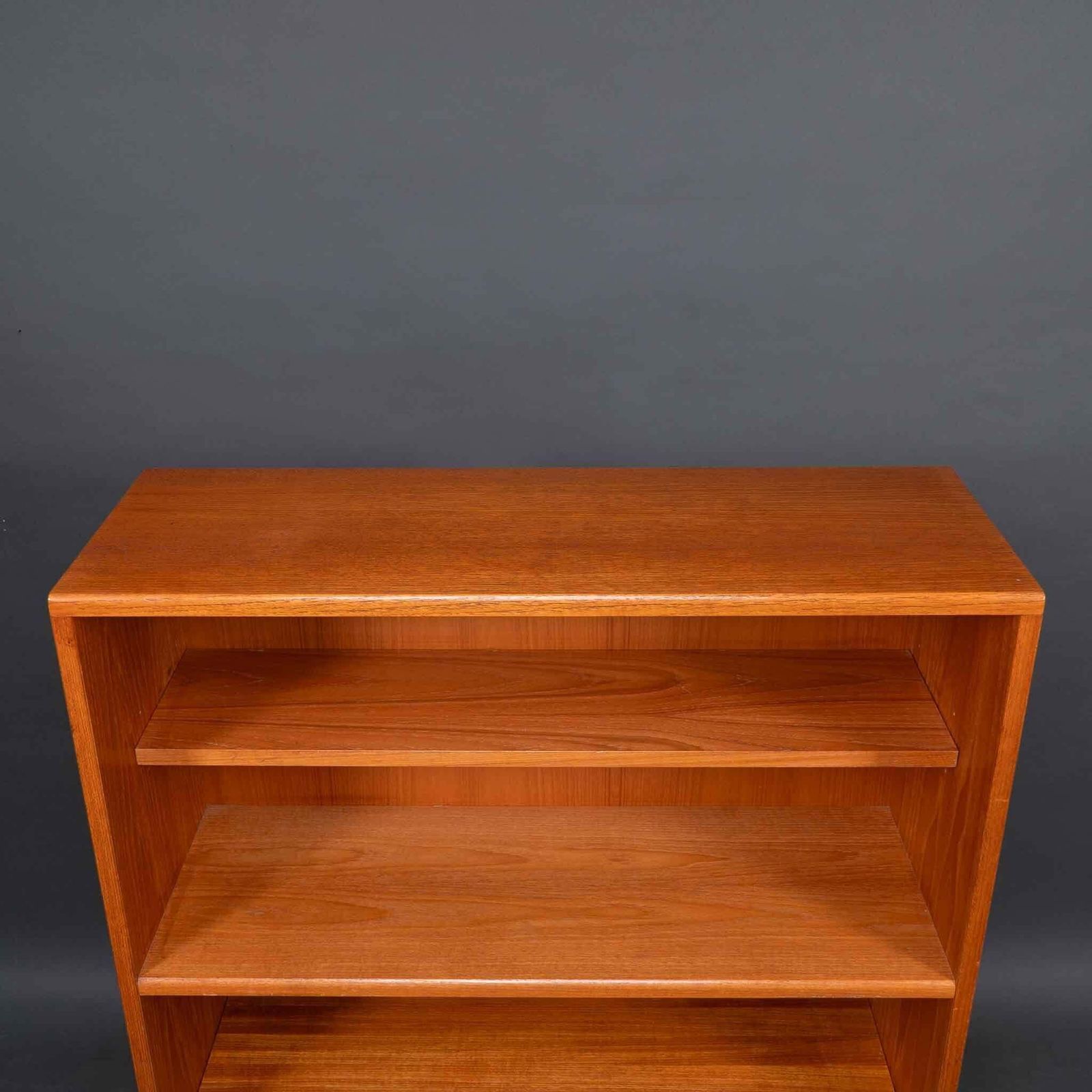 A Set Of Mid Century Teak Bookshelves With Five Shelves photo vinterior