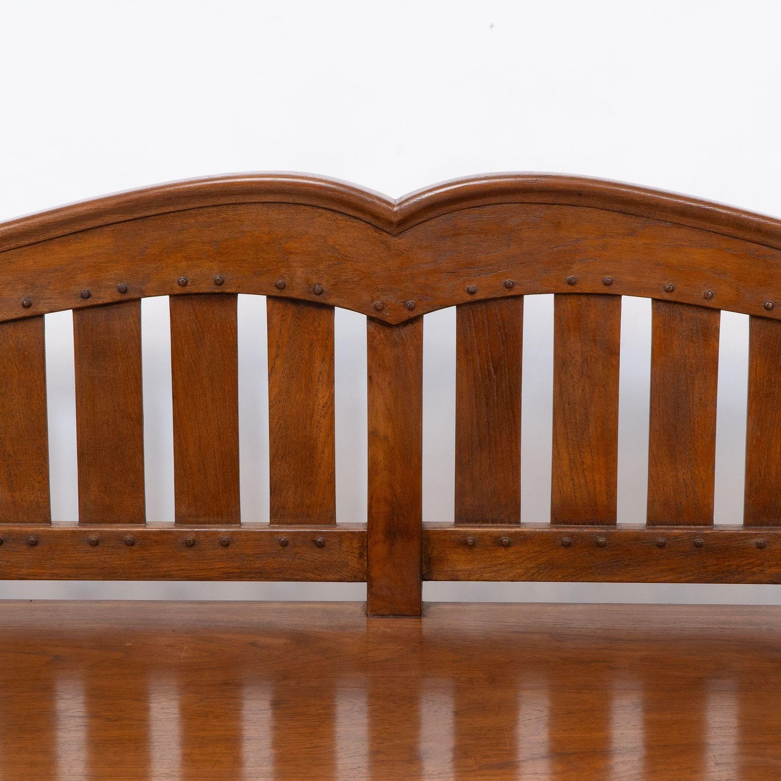 An Arts And Crafts Super Quality Teak Hall Bench In The Style Of Arthur Simpson photo Furniture
