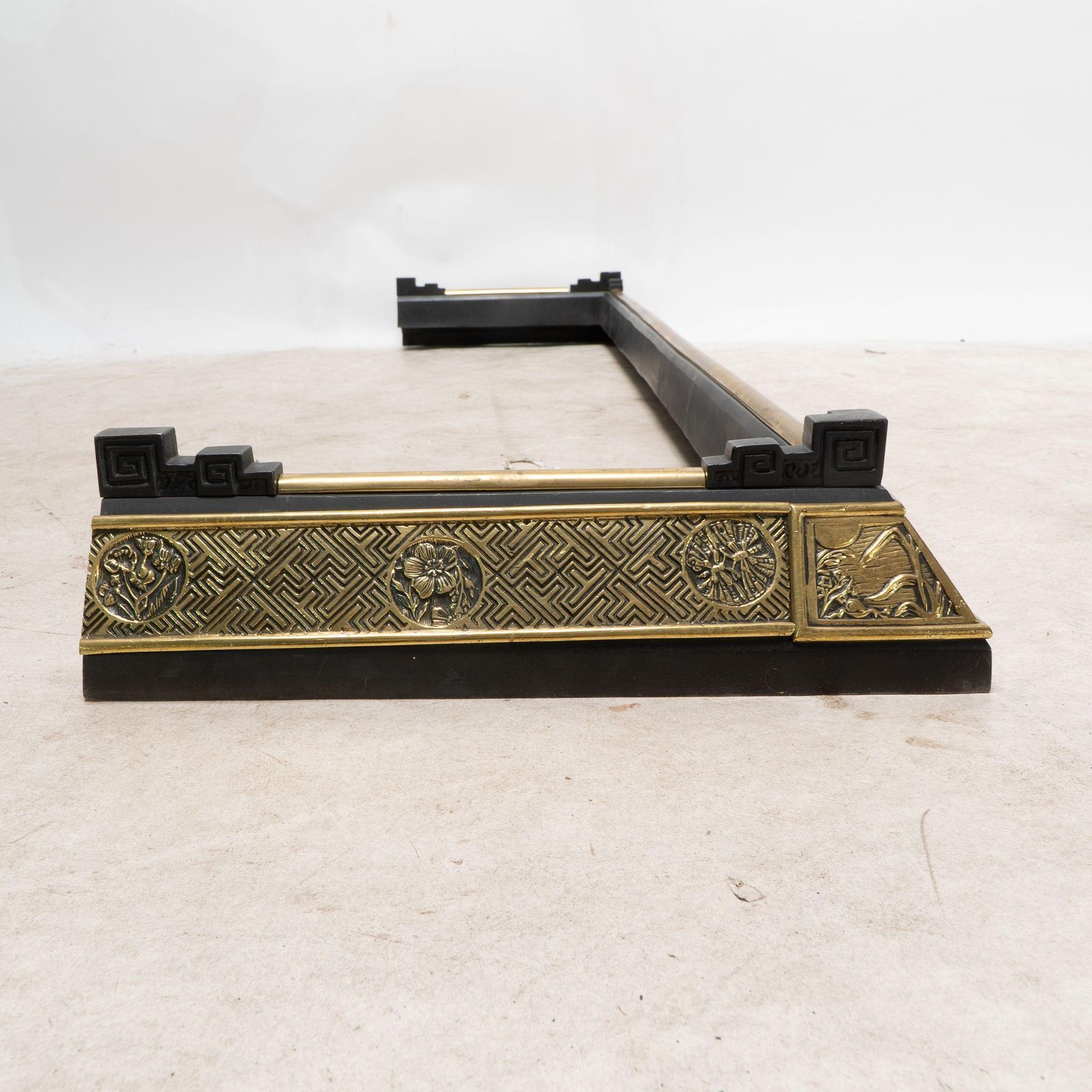 Thomas Jeckyll For Barnard Bishop & Barnard. An Aesthetic Movement Brass Fender photo 5609.0