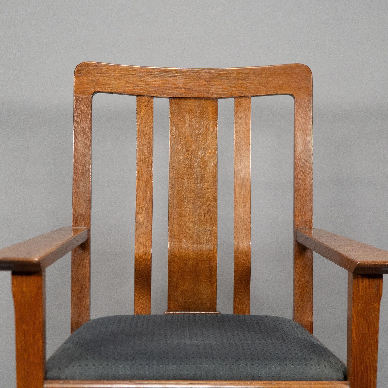 photo for sale C R Ashbee For The Guild Of Handicraft. A Rare Arts And Crafts Oak Armchair