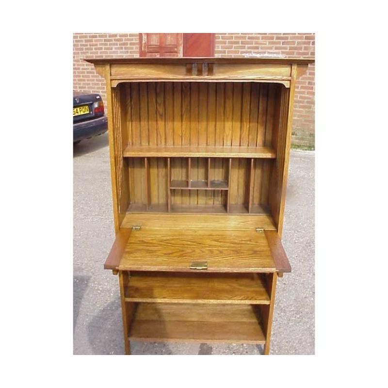 Harris Lebus. An Arts And Crafts Bureau Bookcase In The Glasgow Style photo for sale