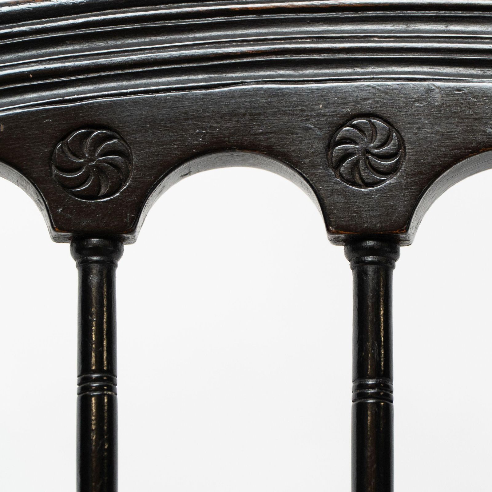 Collier & Plucknett Attri. Godwin Style. Aesthetic Movement Ebonized Music Chair photo vintage