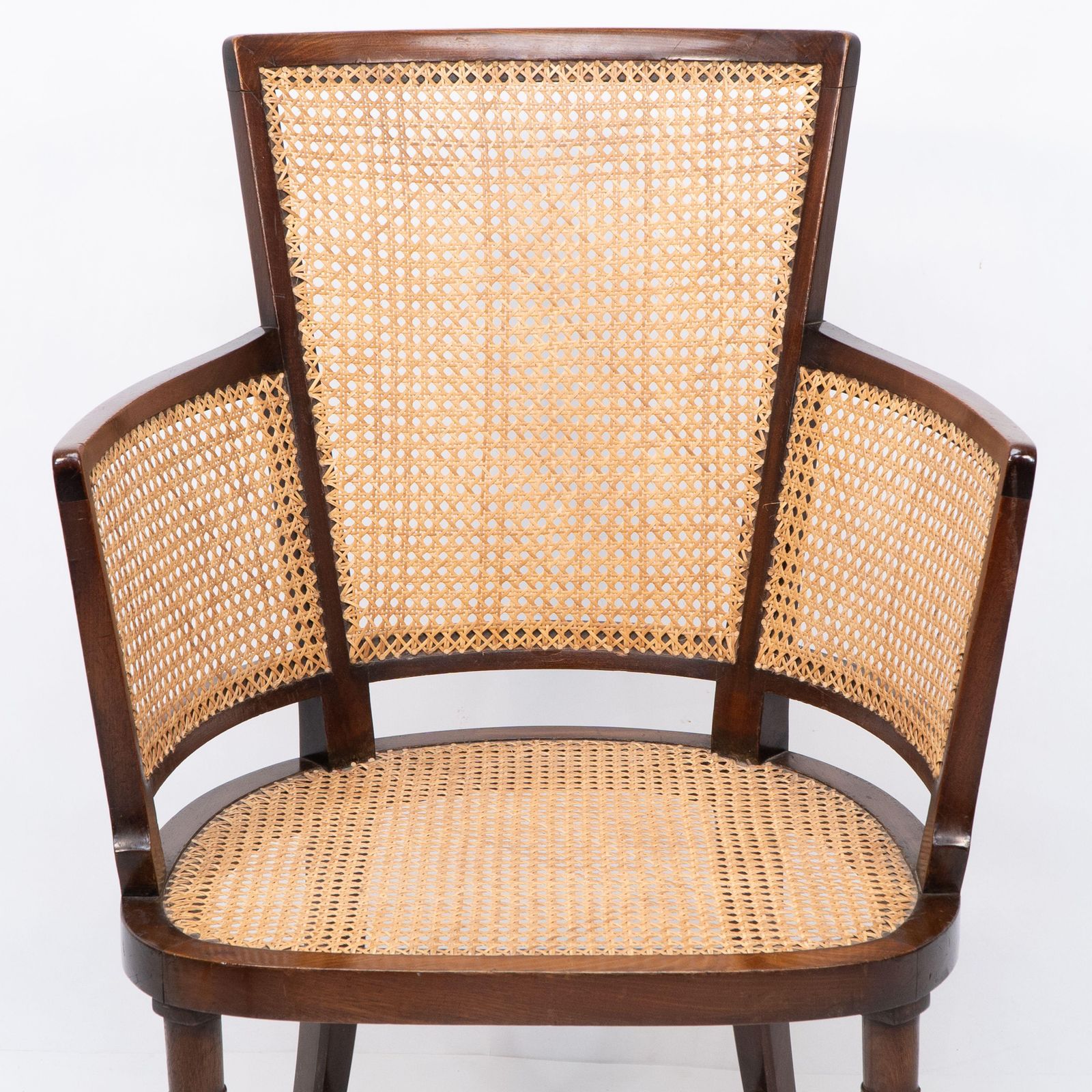 An Anglo Japanese Cane Work Armchair photo vinterior