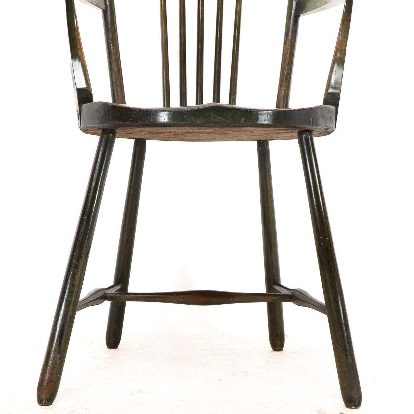 photo vinterior Liberty And Co. Set Of Six Arts And Crafts Walnut Windsor Armchairs