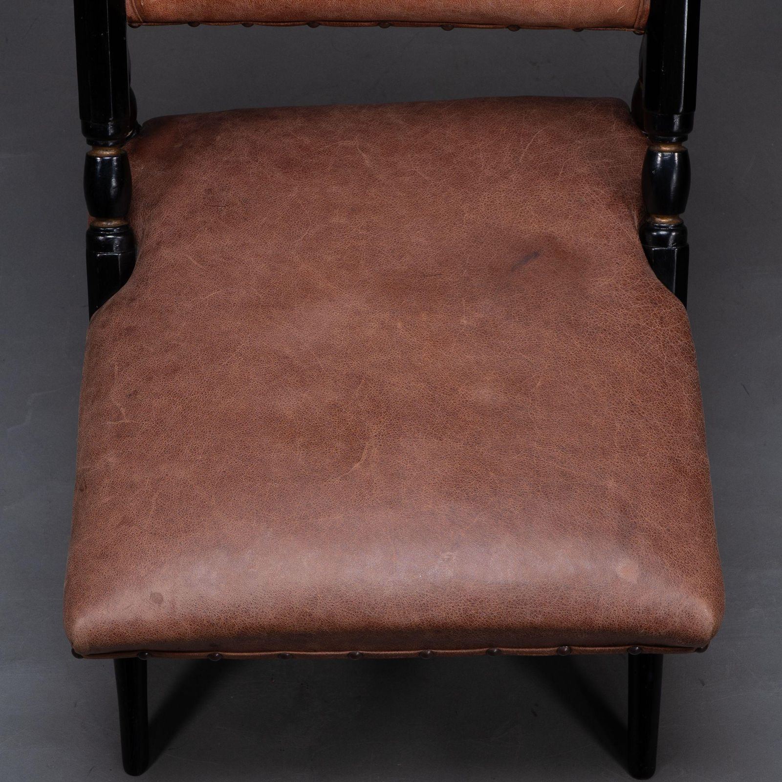 photo for sale An Aesthetic Movement A Frame Ebonized Chair In The Style Of DR C Dresser