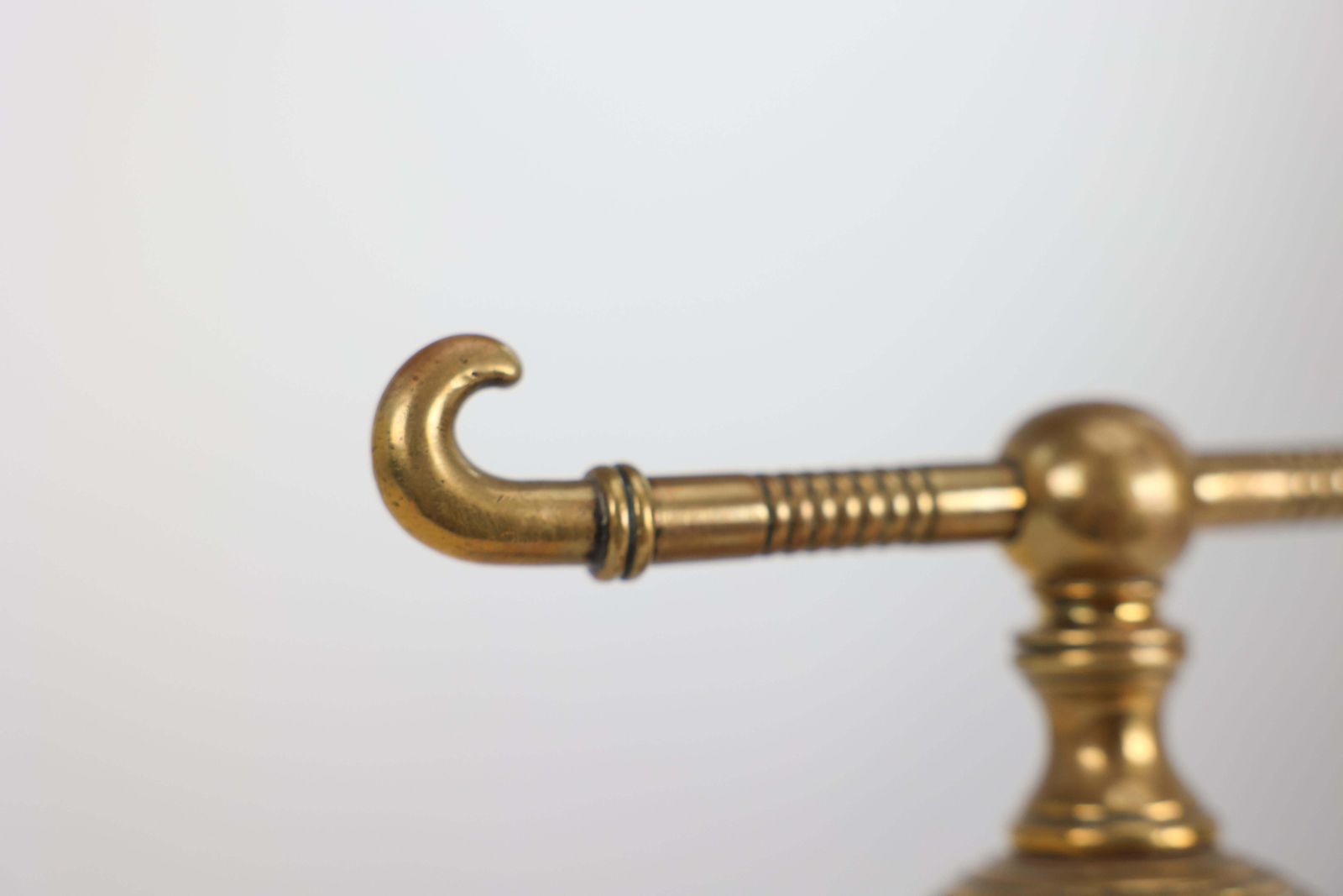 photo buy DR Christopher Dresser For Benham And Froud. A Pair Of Brass Fire Dogs