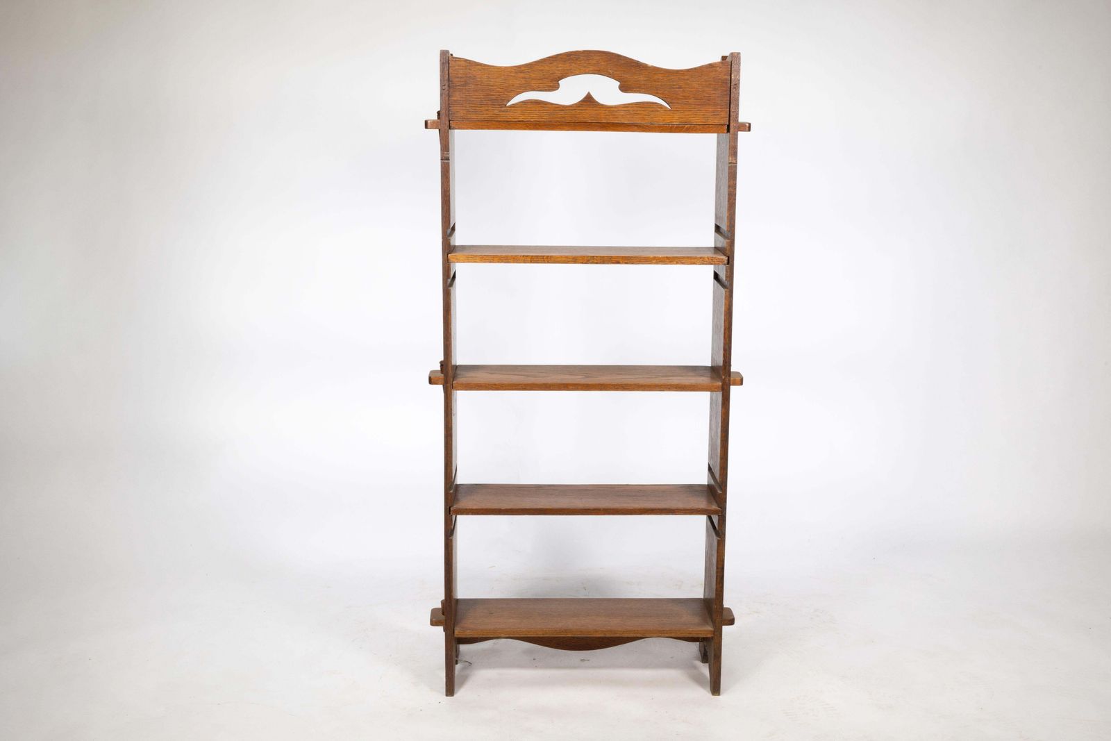Liberty And Co. An Arts And Crafts Golden Oak Bookcase Flat Packed photo buy