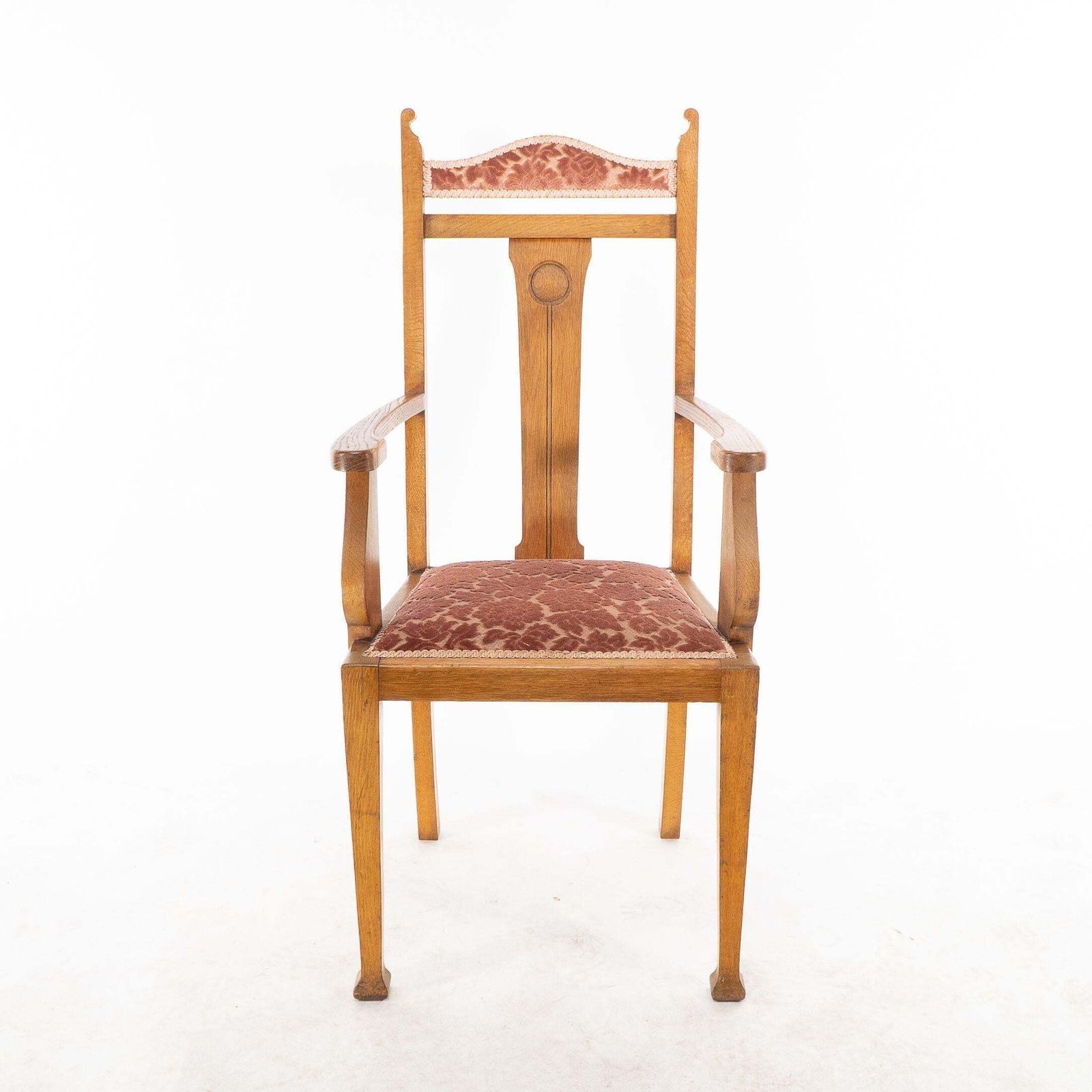 Wylie And Lochhead Glasgow. A Set Of Six Arts And Crafts Oak Dining Chairs photo vinterior