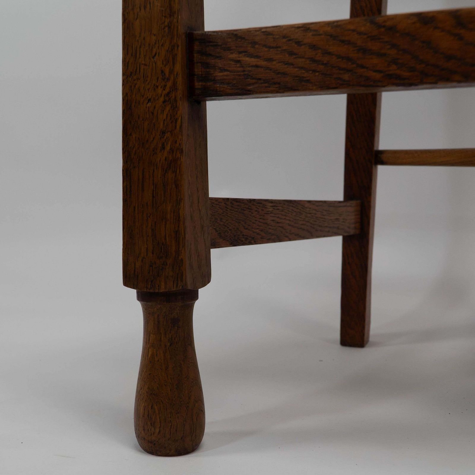 1428.0 Goodyers Of Regent St. George Walton Style. An Arts & Crafts Inlaid Rush Seat photo