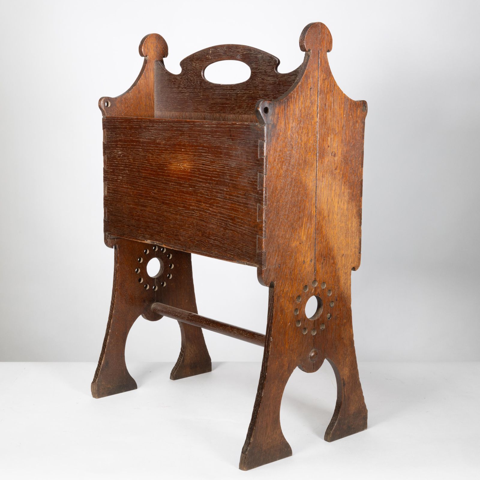 Liberty And Co. An Arts And Crafts Oak Magazine Rack photo Home Decor