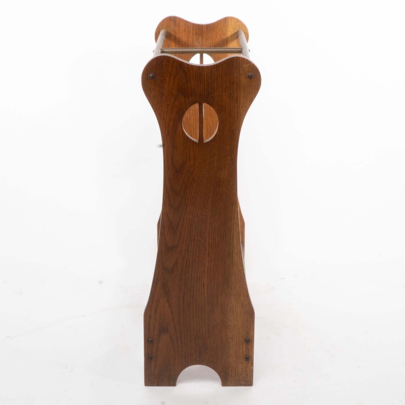 An Arts And Crafts Oak Umbrella And Walking Stick Stand photo for sale