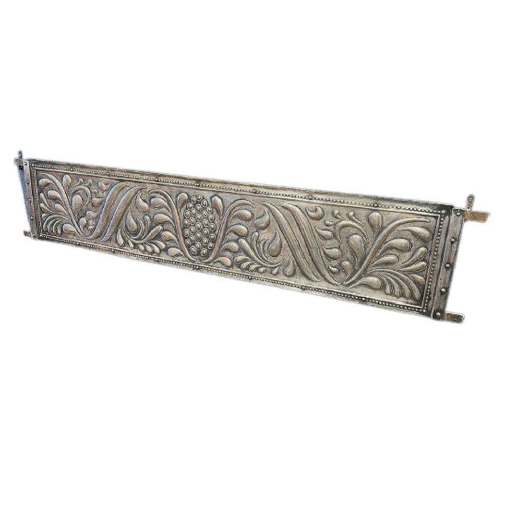 Home Fixtures George Jack. Arts & Crafts Cast Iron Plated Copper & Cipollino Marble Fireplace photo