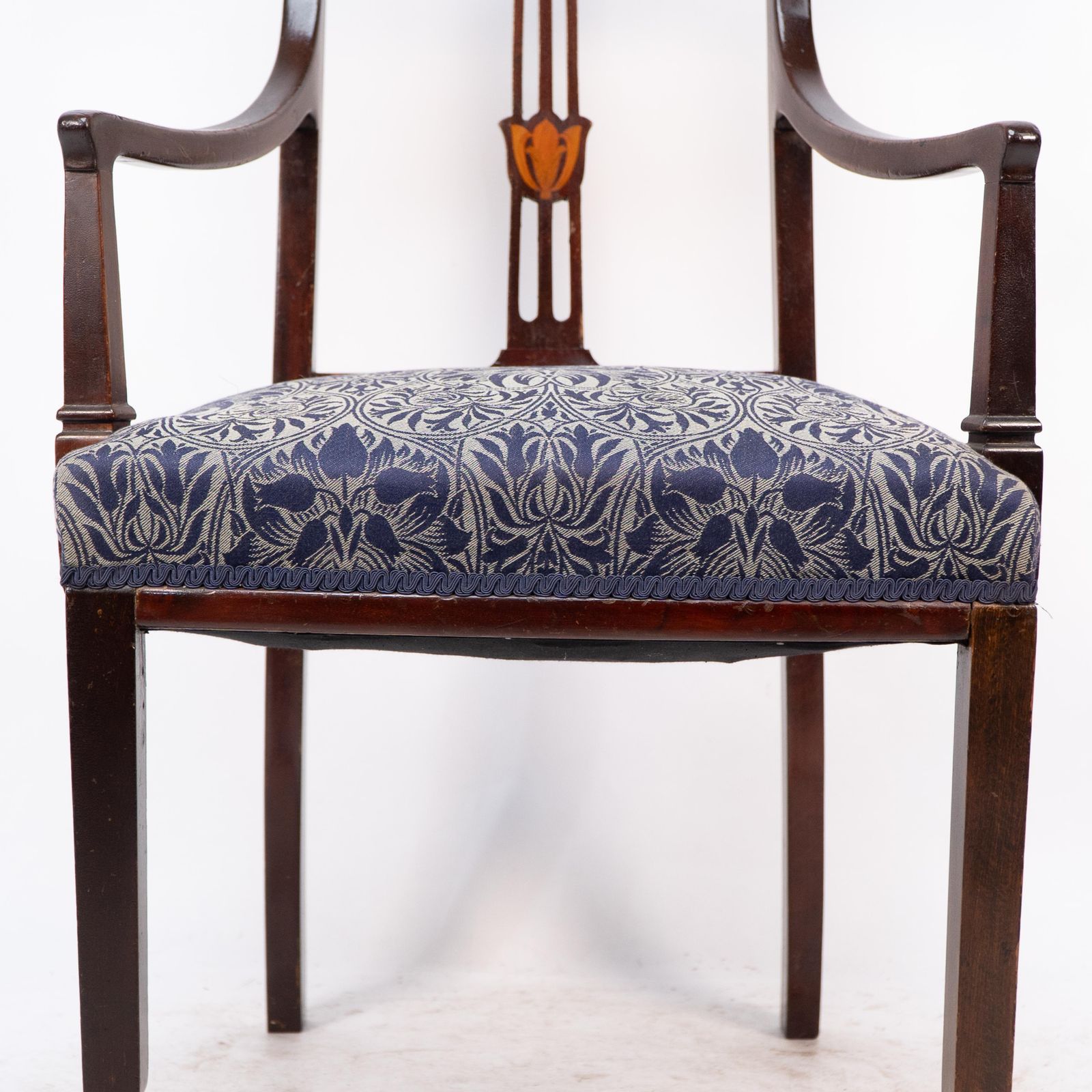 1836.0 G M Ellwood For J S Henry Attri. An English Arts And Crafts Mahogany Armchair photo