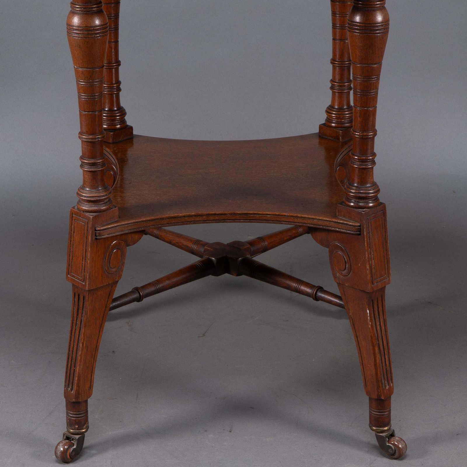 photo buy Jas Shoolbred. An Aesthetic Movement Walnut Octagonal Center Table