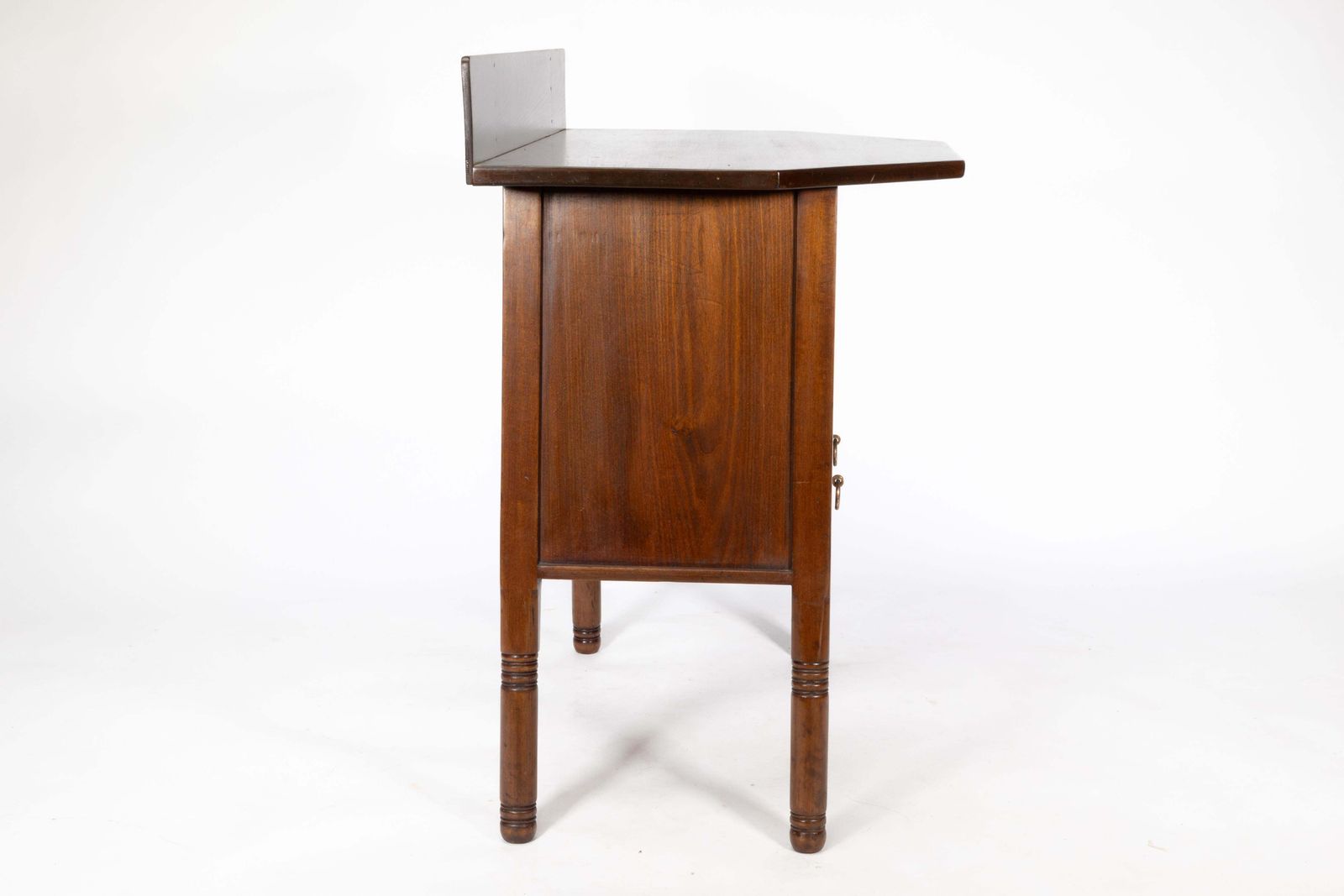 Liberty & Co. An Arts & Crafts Walnut Side Cabinet In The Style Of Morris & Co. photo Furniture