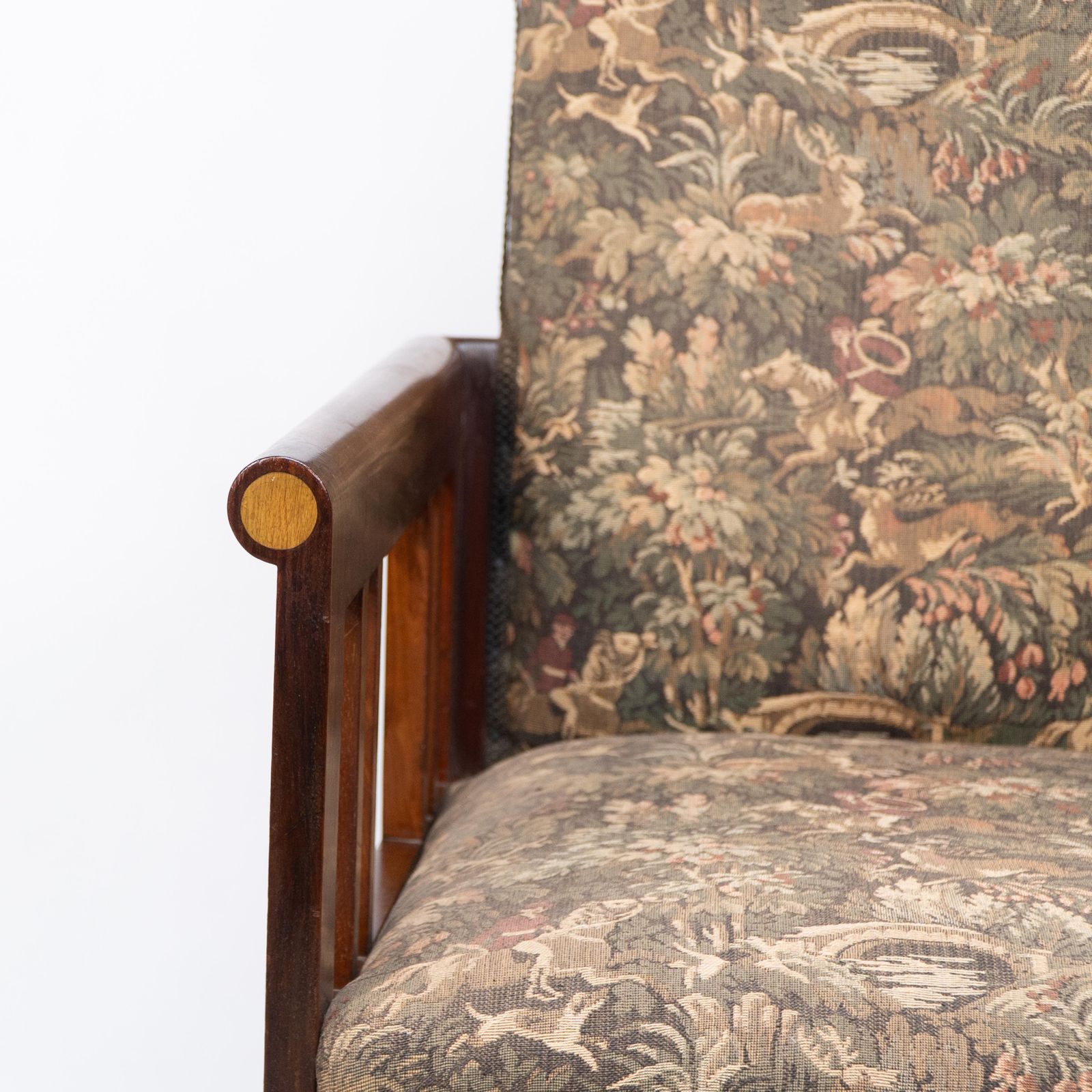 G M Ellwood For J S Henry. A Progressive New Art Armchair With Fruitwood Inlays photo buy