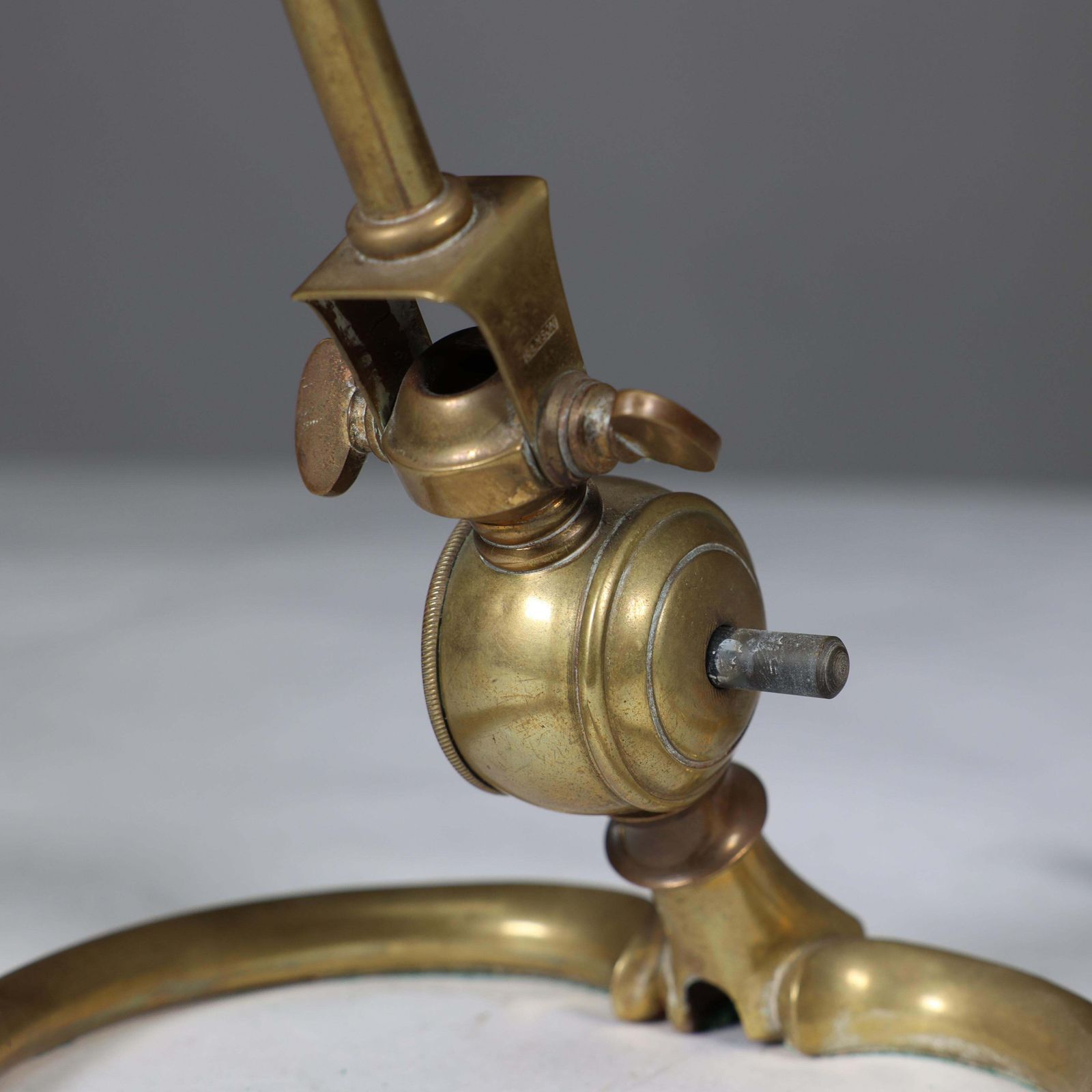 photo buy Was Benson. A Pair Of Arts & Crafts Brass Table Lamps With Heart Shaped Bases