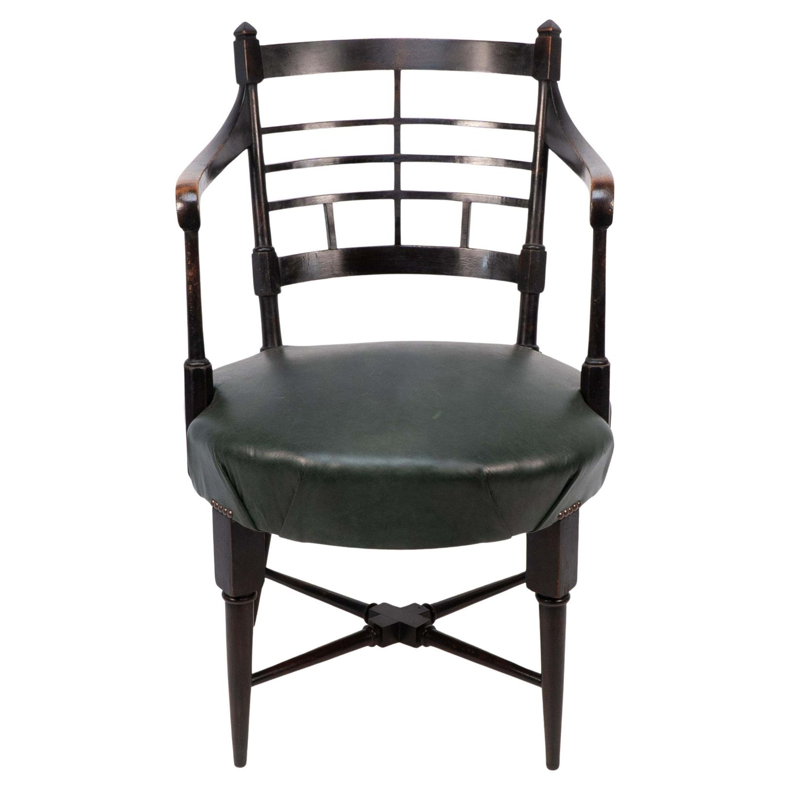 E W Godwin For William Watt. An Anglo Japanese Old English Or Jacobean Armchair photo furniture