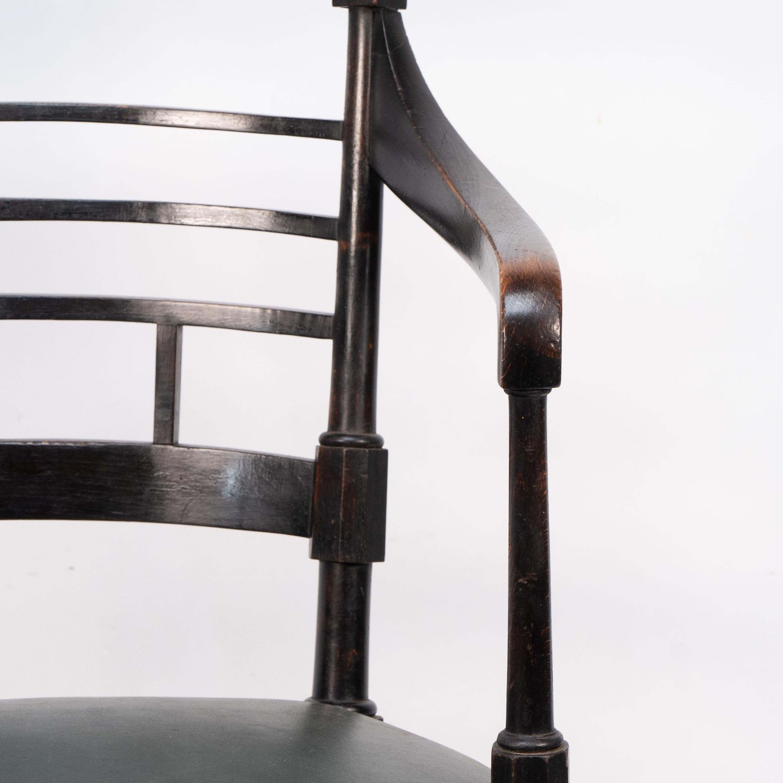 E W Godwin For William Watt. An Anglo Japanese Old English Or Jacobean Armchair photo vintage