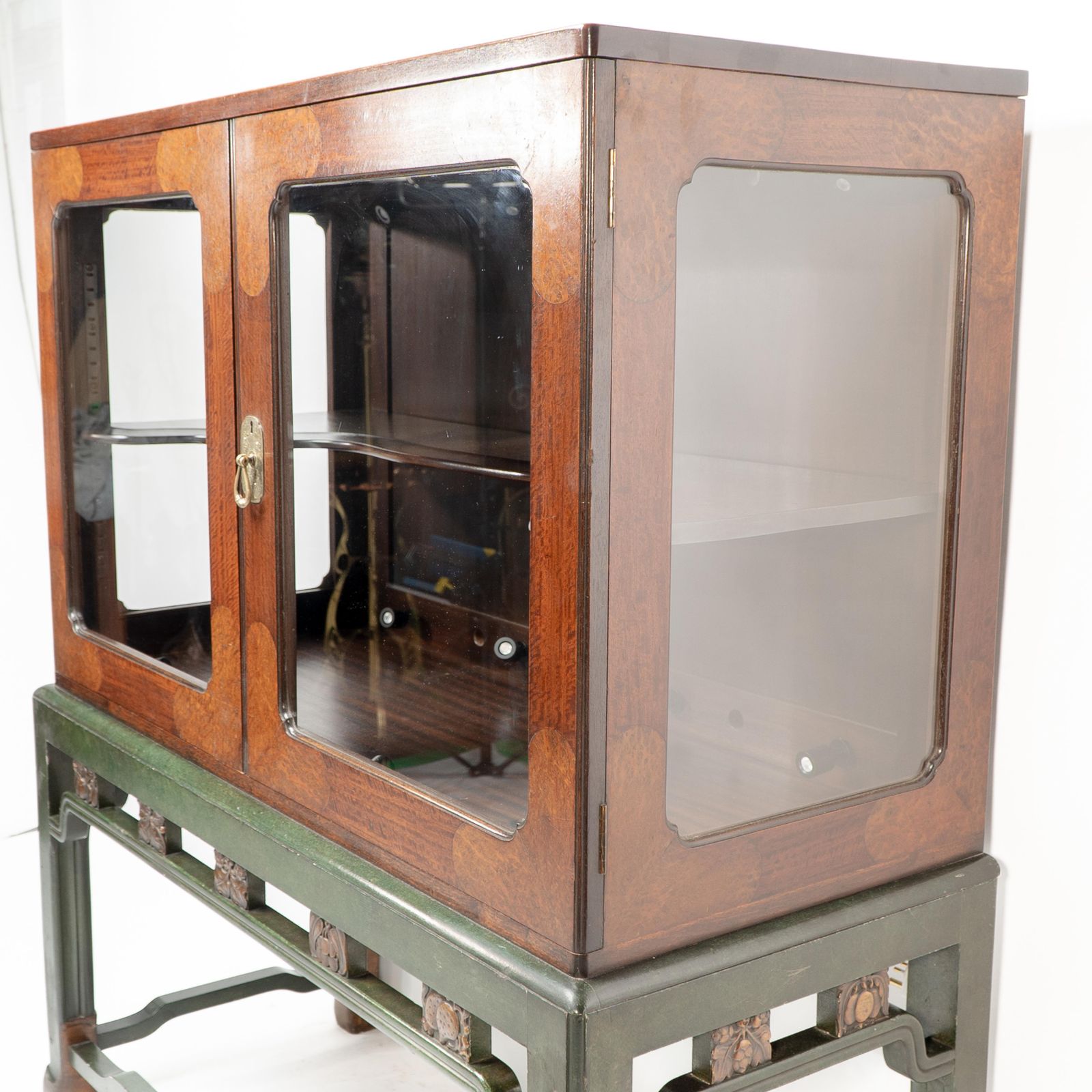 photo furniture Sir Robert Lorimer Attr. Whytock & Reid Edinburgh Anglo Chinese Display Cabinet