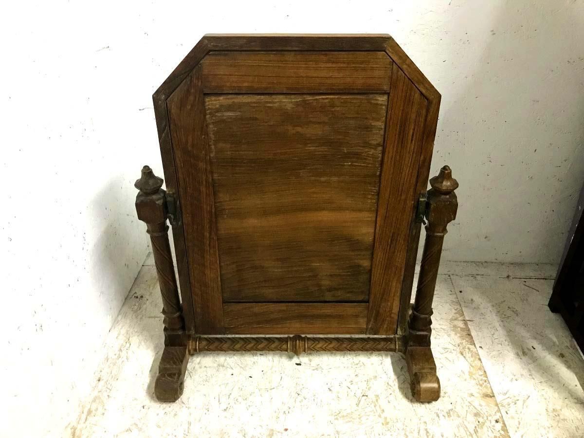A W N Pugin. Made By John Webb Attr. A Gothic Revival Oak Dressing Table Mirror. photo for sale
