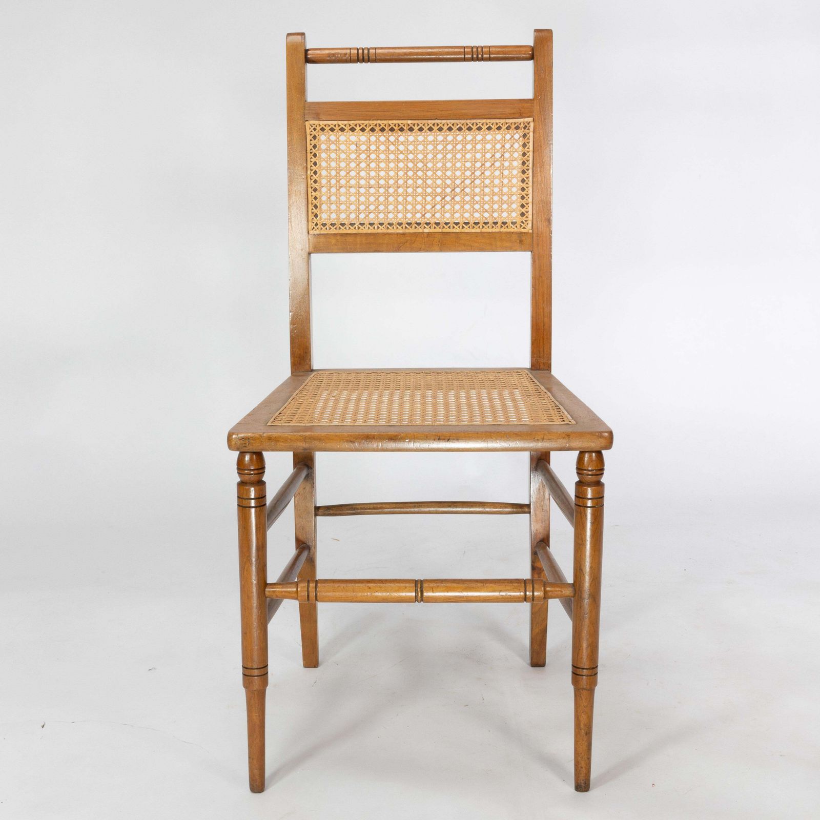 E W Godwin (Attributed). A Set Of Four Anglo Japanese Cane Seat Chairs photo 3264.0