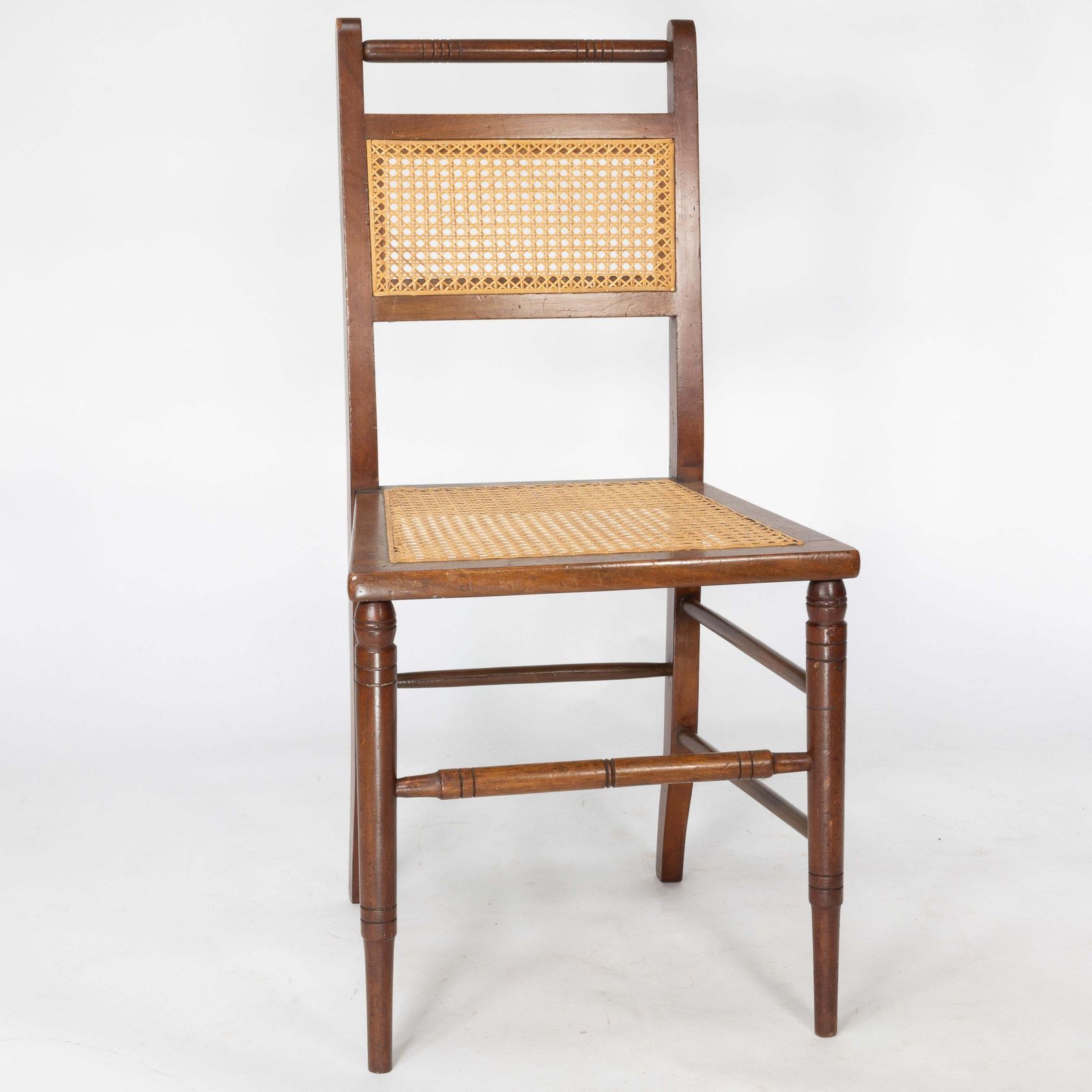 photo furniture E W Godwin (Attributed). A Set Of Four Anglo Japanese Cane Seat Chairs