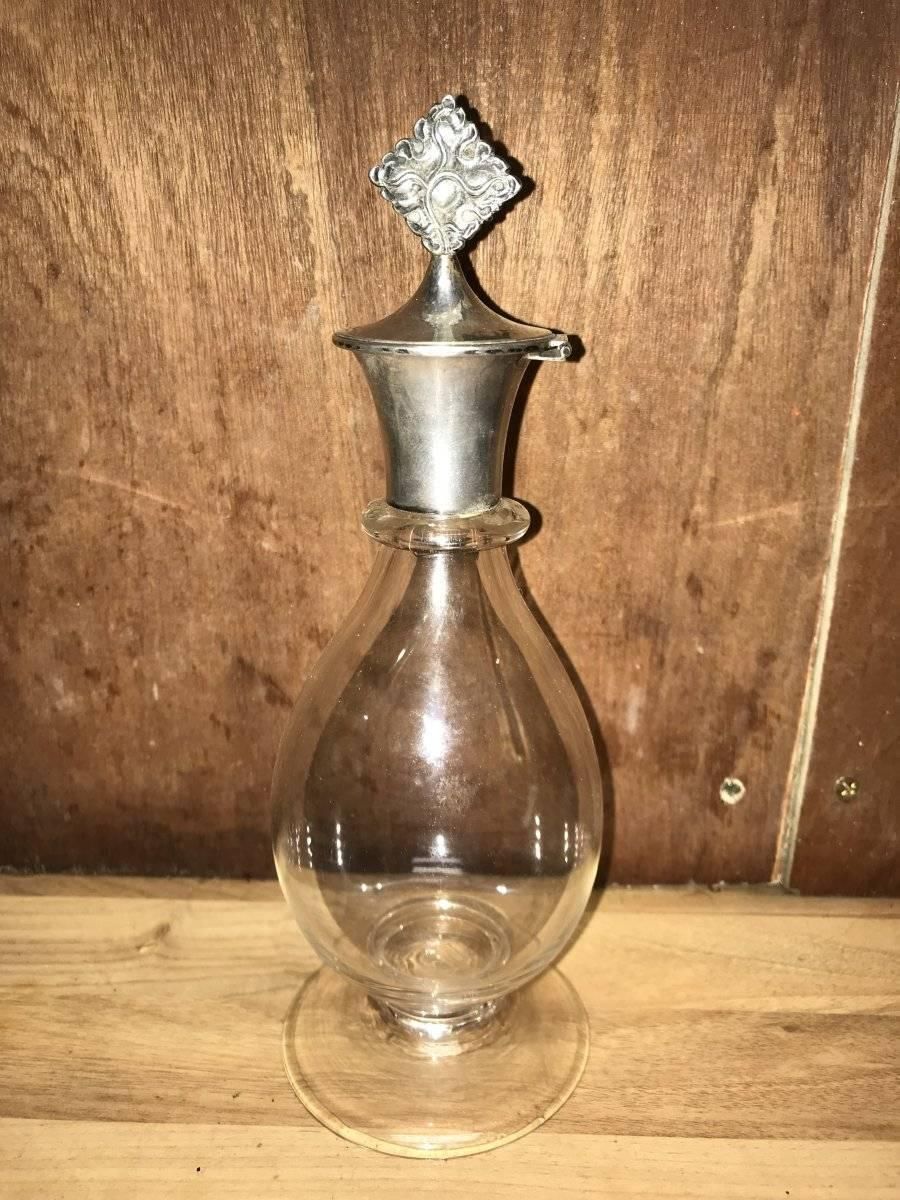 Greenwood And Watts. A Pair Of Gothic Revival Silver Mounted Glass Decanters. photo furniture