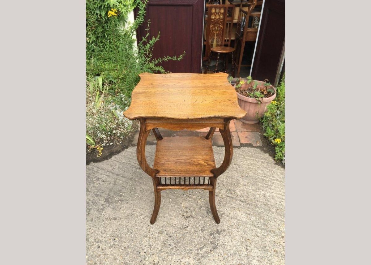 E W Godwin, Style Of. A Pair Of Ash Arts & Crafts Anglo Japanese Side Tables. photo buy