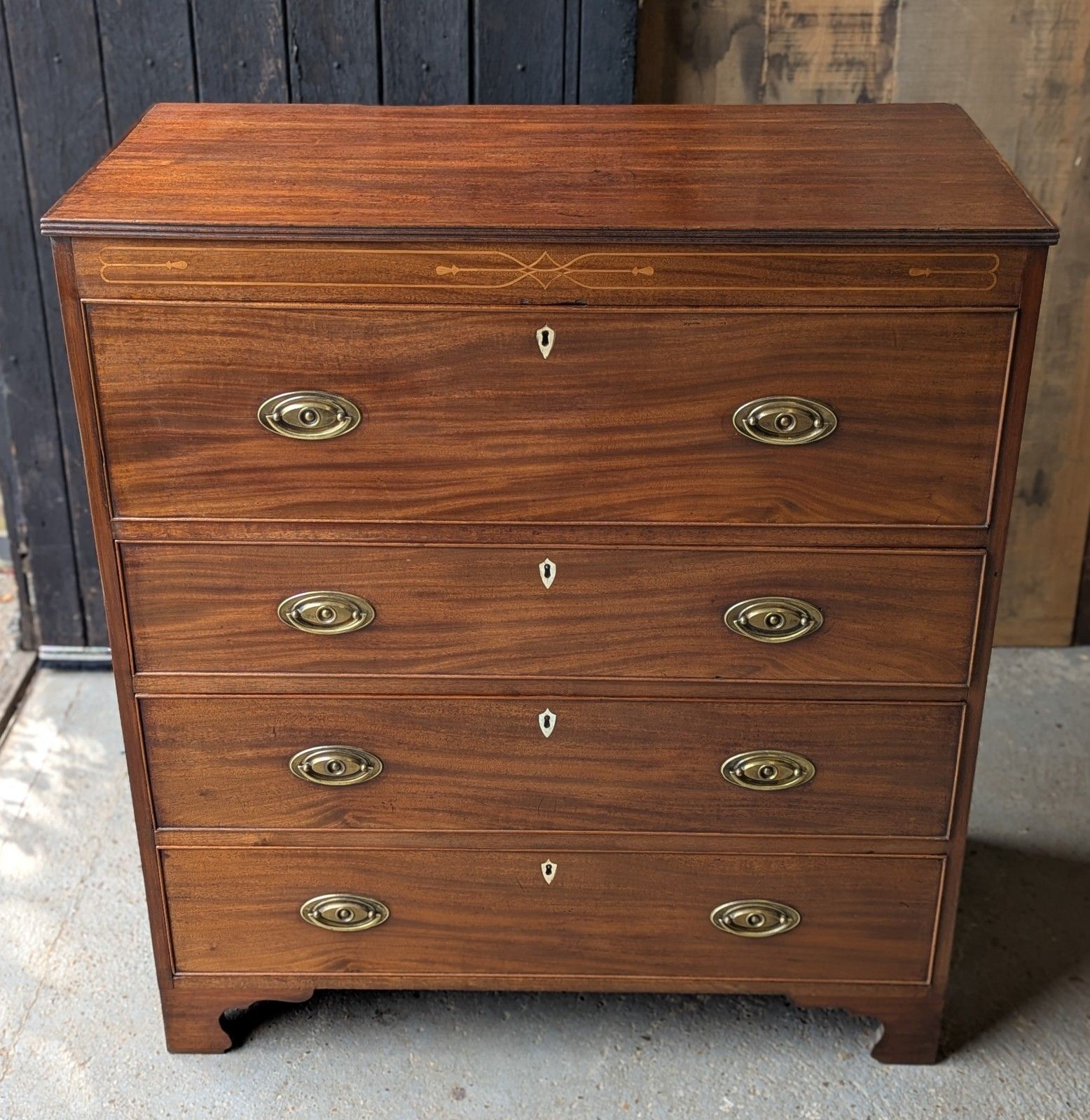 Antique Secretaire Chest Of Drawers (Delivery Available) Mahogany C 1820 Office photo furniture