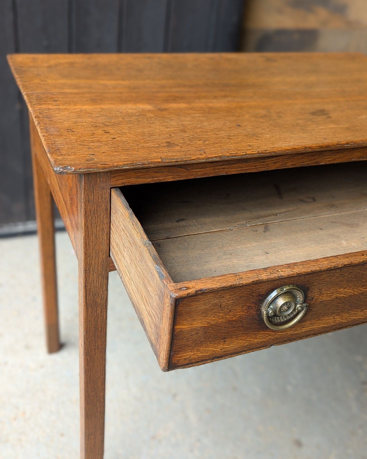 photo for sale Antique Side Table (Delivery Available) Georgian Country Oak & Elm