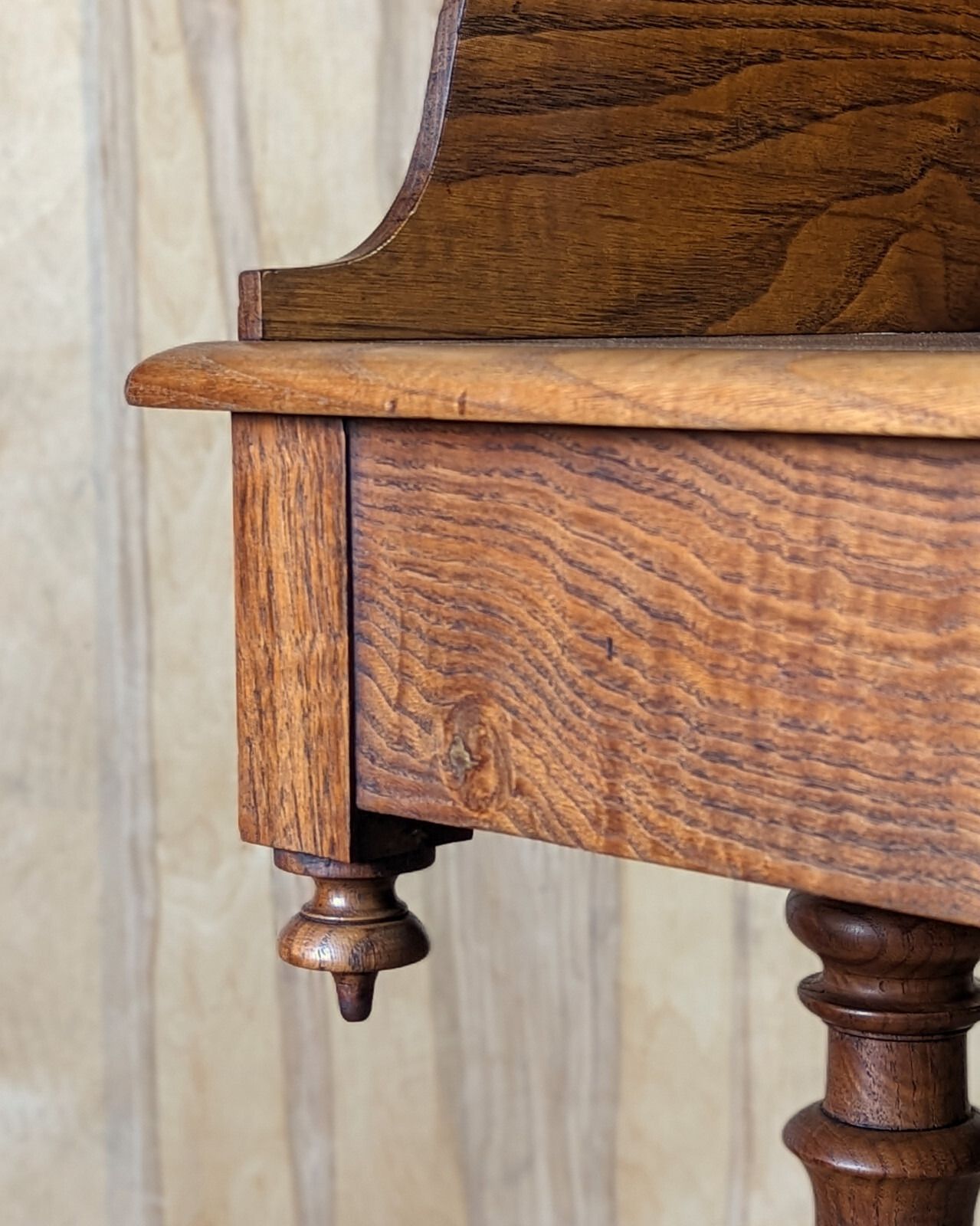 Antique Gothic Washstand (Delivery Available) Oak C1880 Desk Table photo vintage