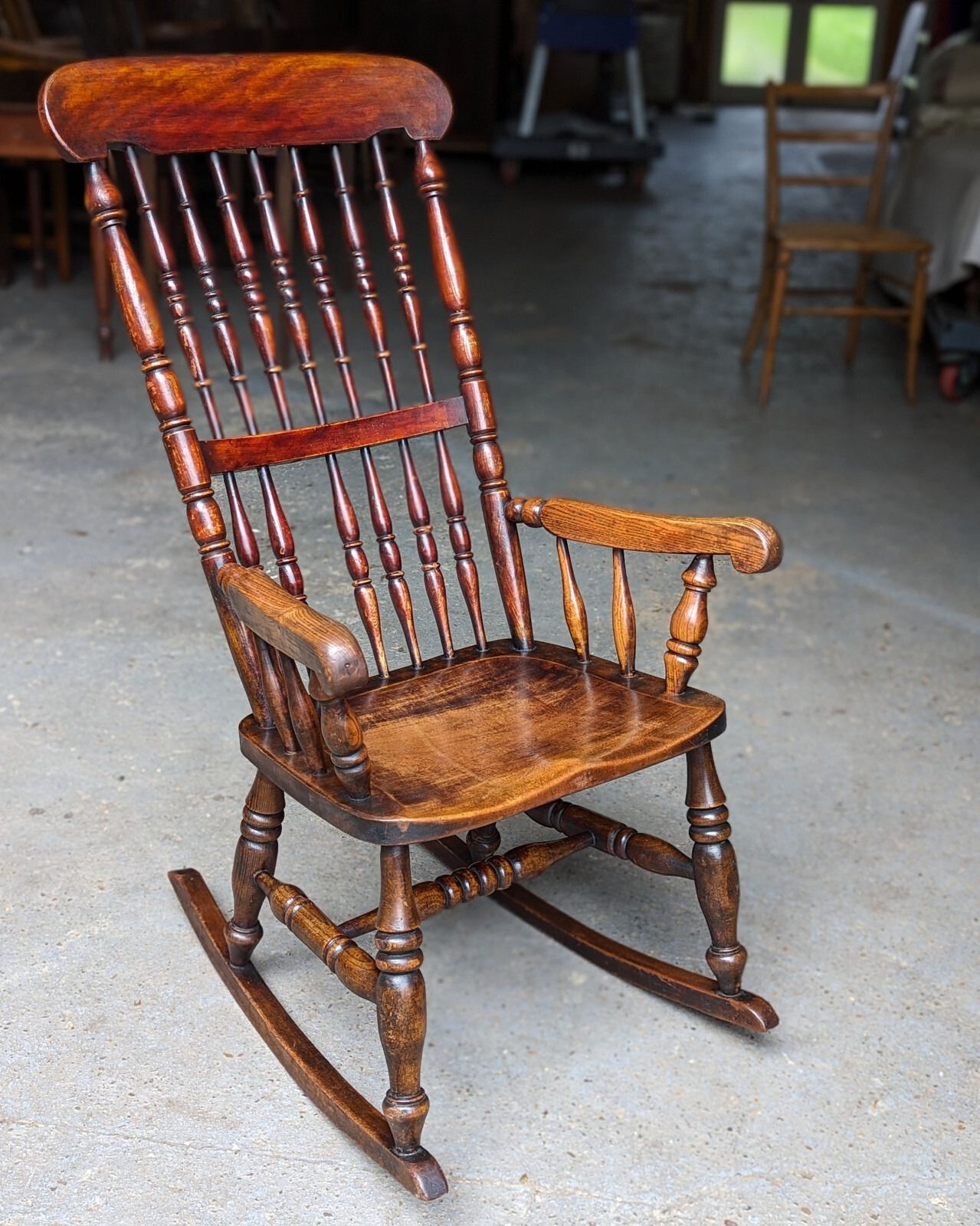 Antique Caistor Rocking Chair, 1800s