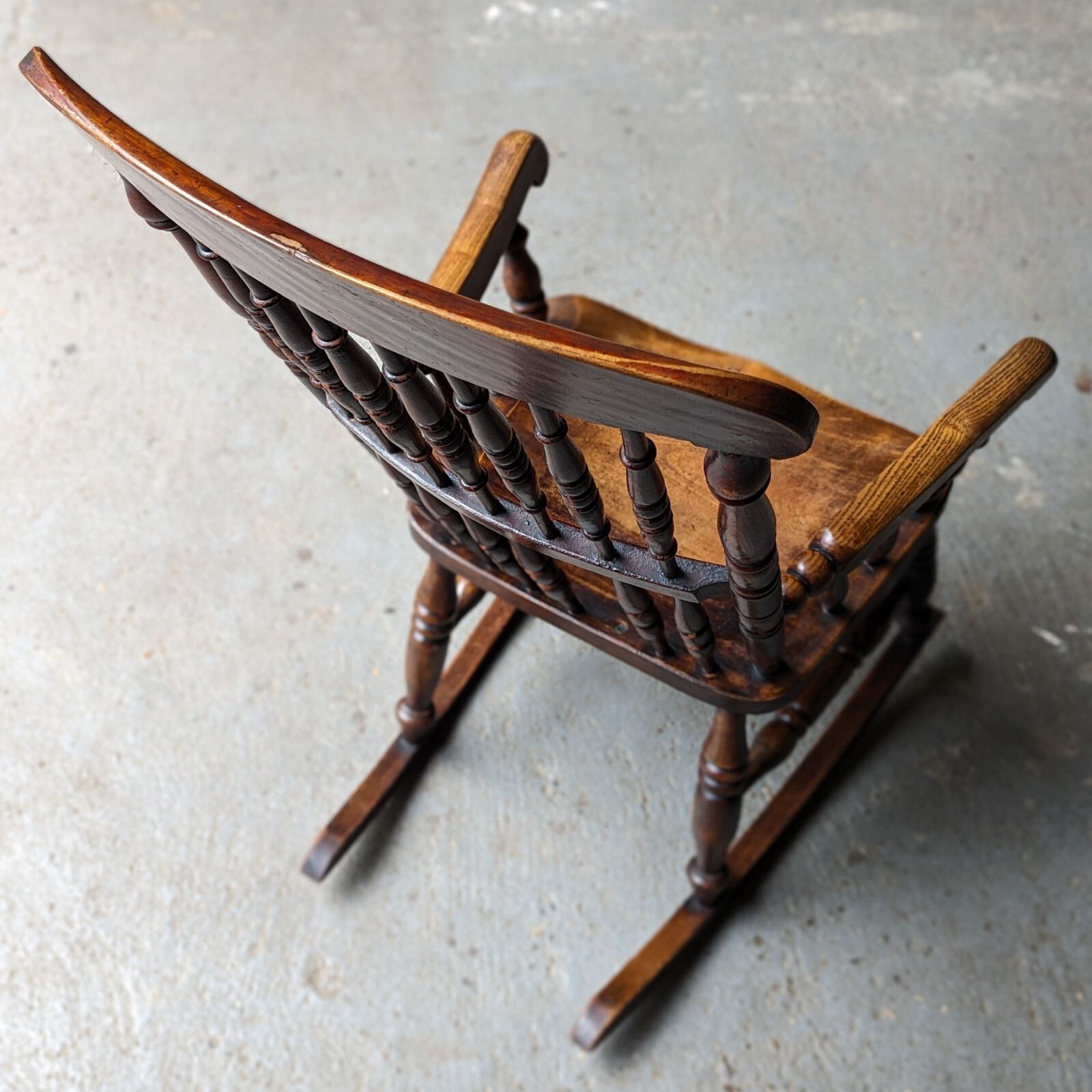 Antique Caistor Rocking Chair, 1800s photo vintage